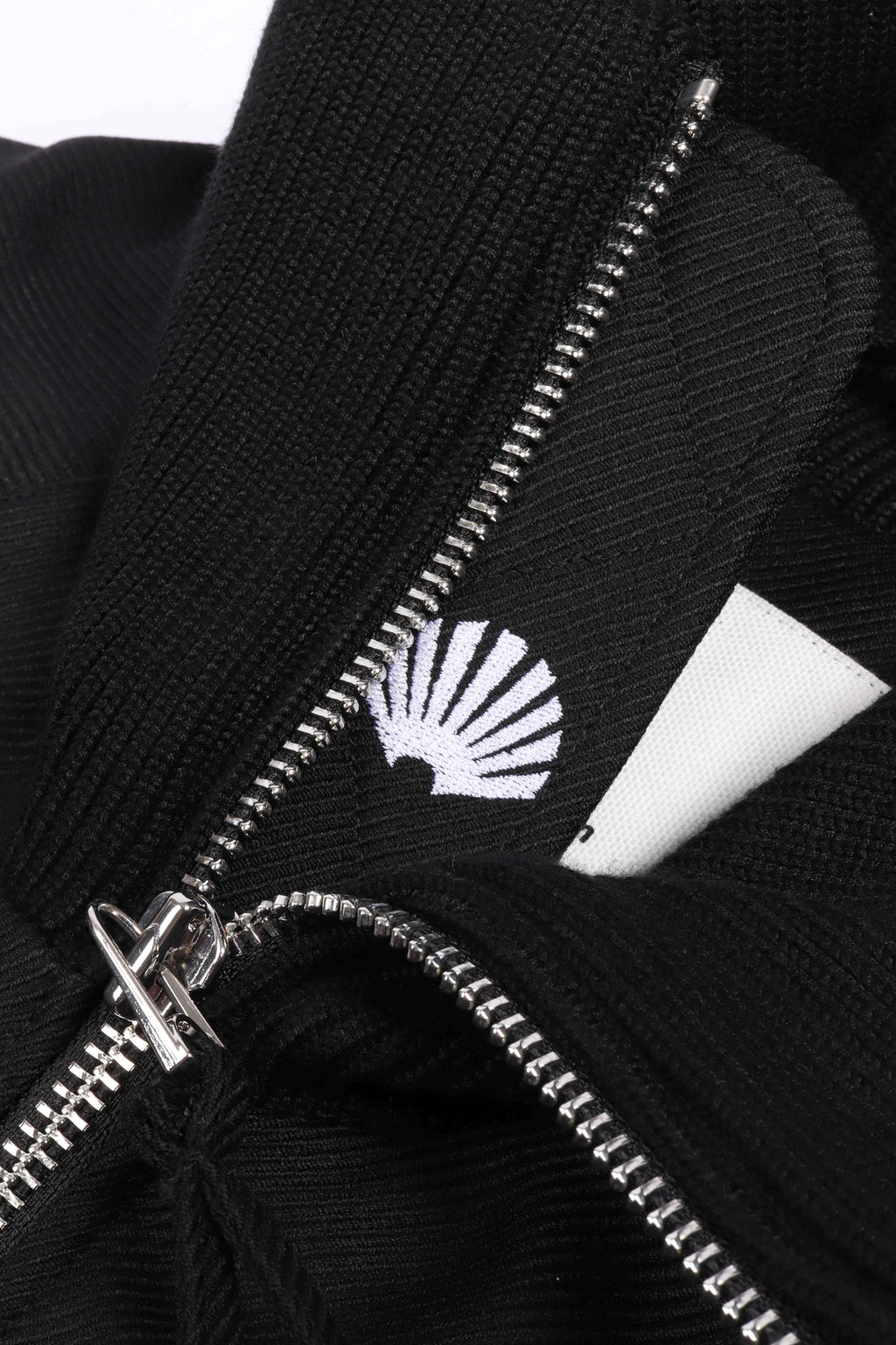 Wool bomber jacke black