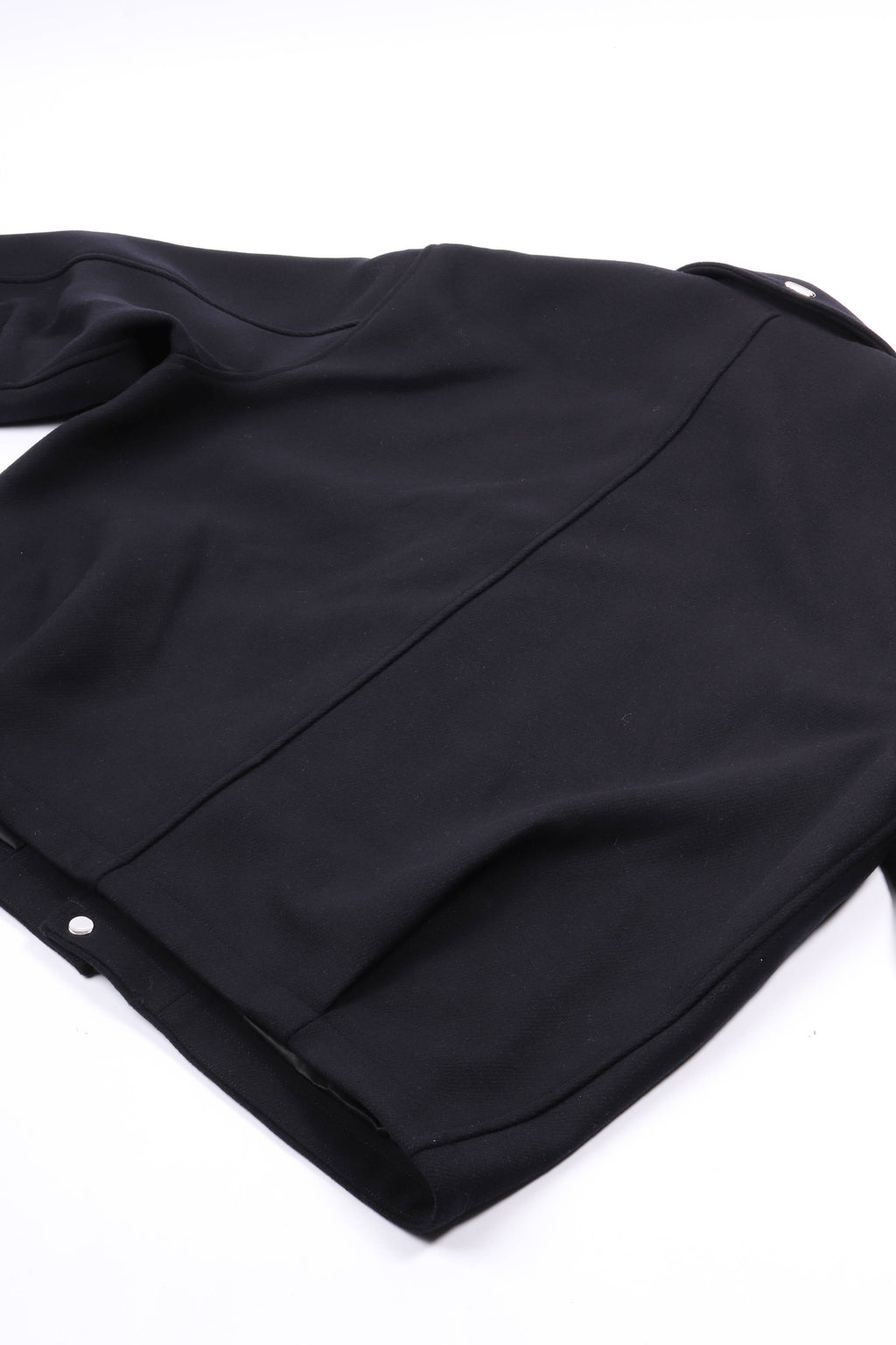 Wool coach jacket black
