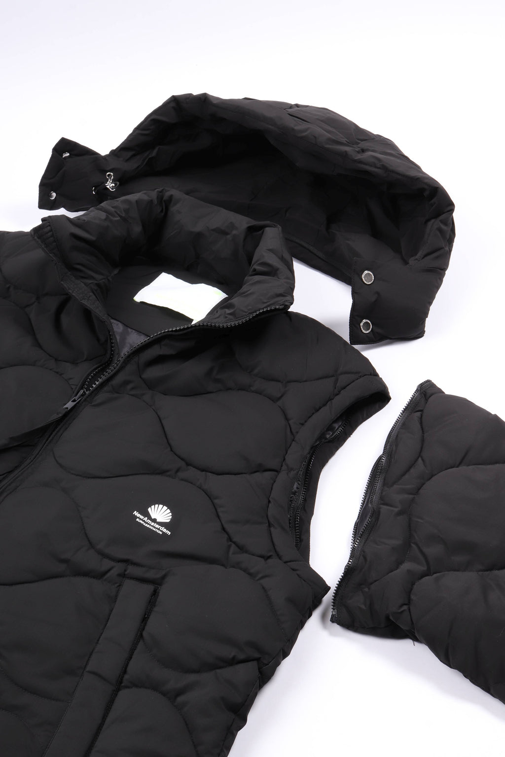 Detachable jacket black