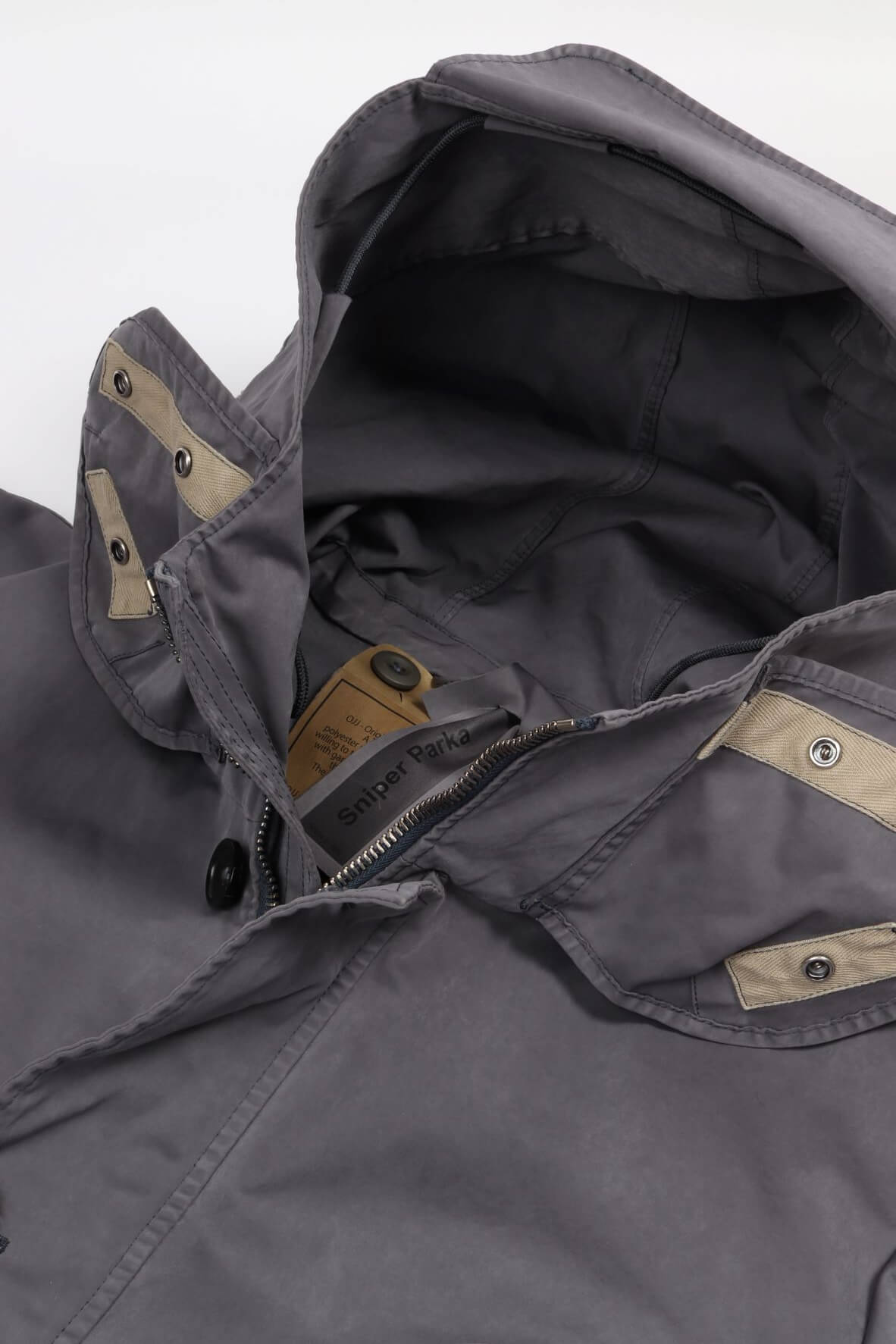 Sniper parka soot grey