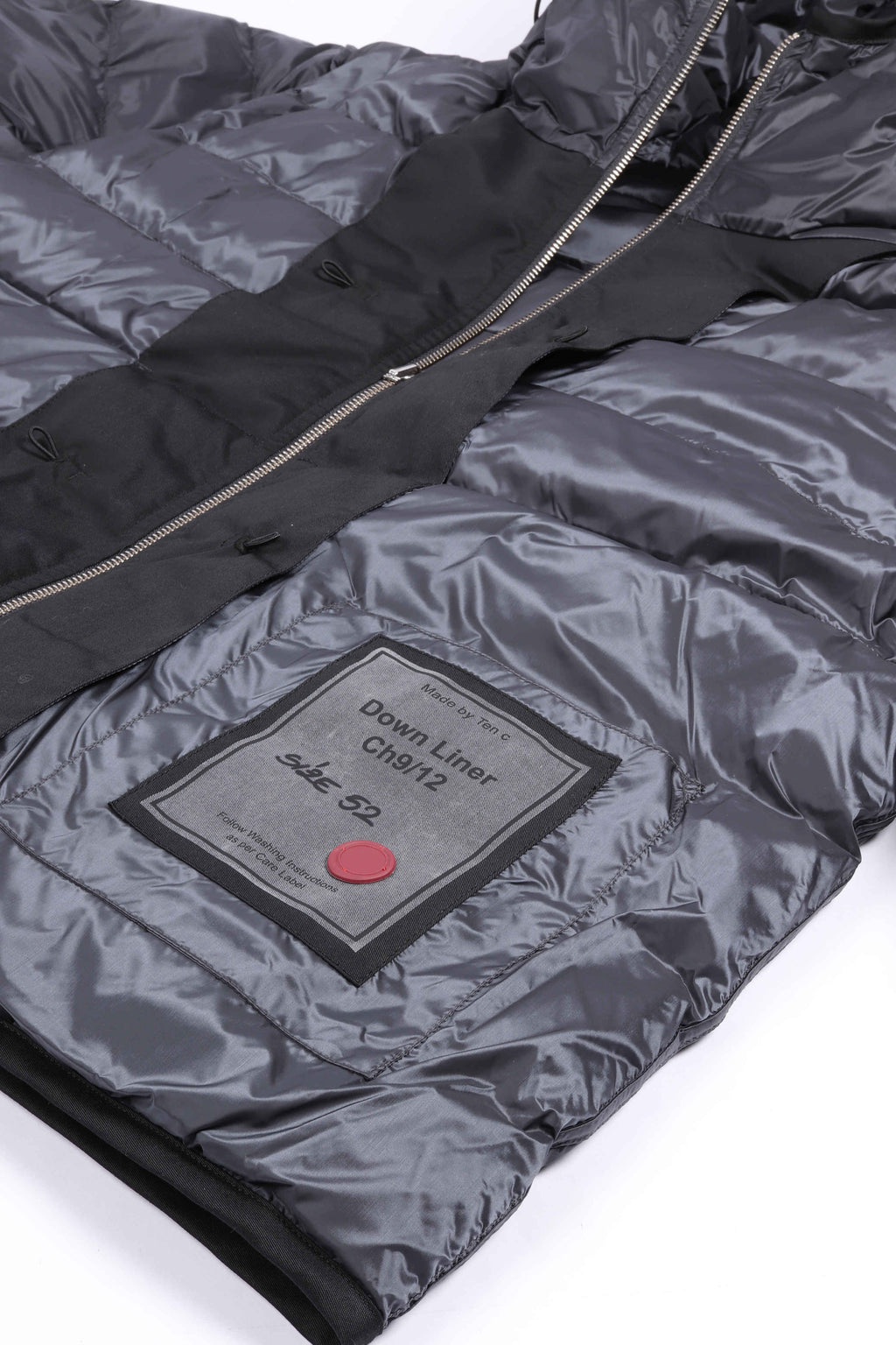 Down liner hooded 979 - grigio ecl