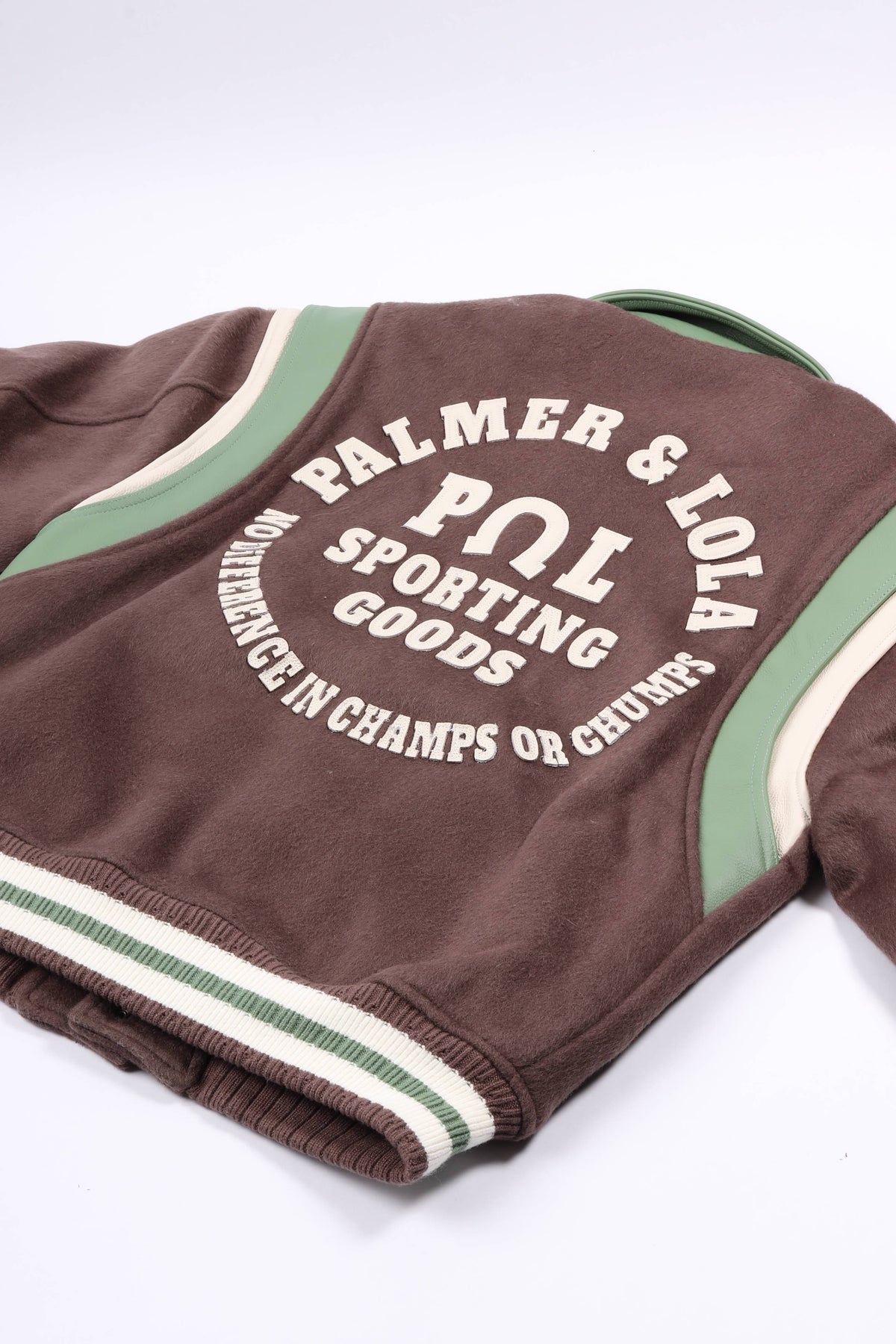 Ranch varsity jacket deep mahogany