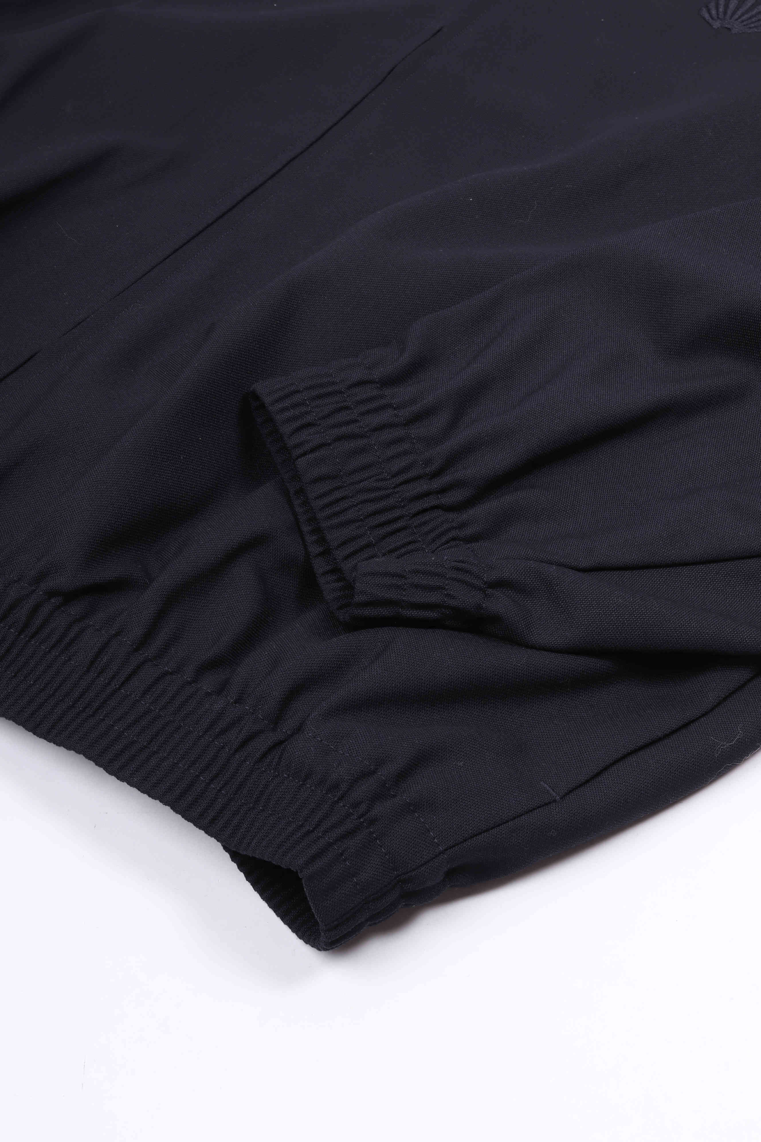 Wool track jacket midnight