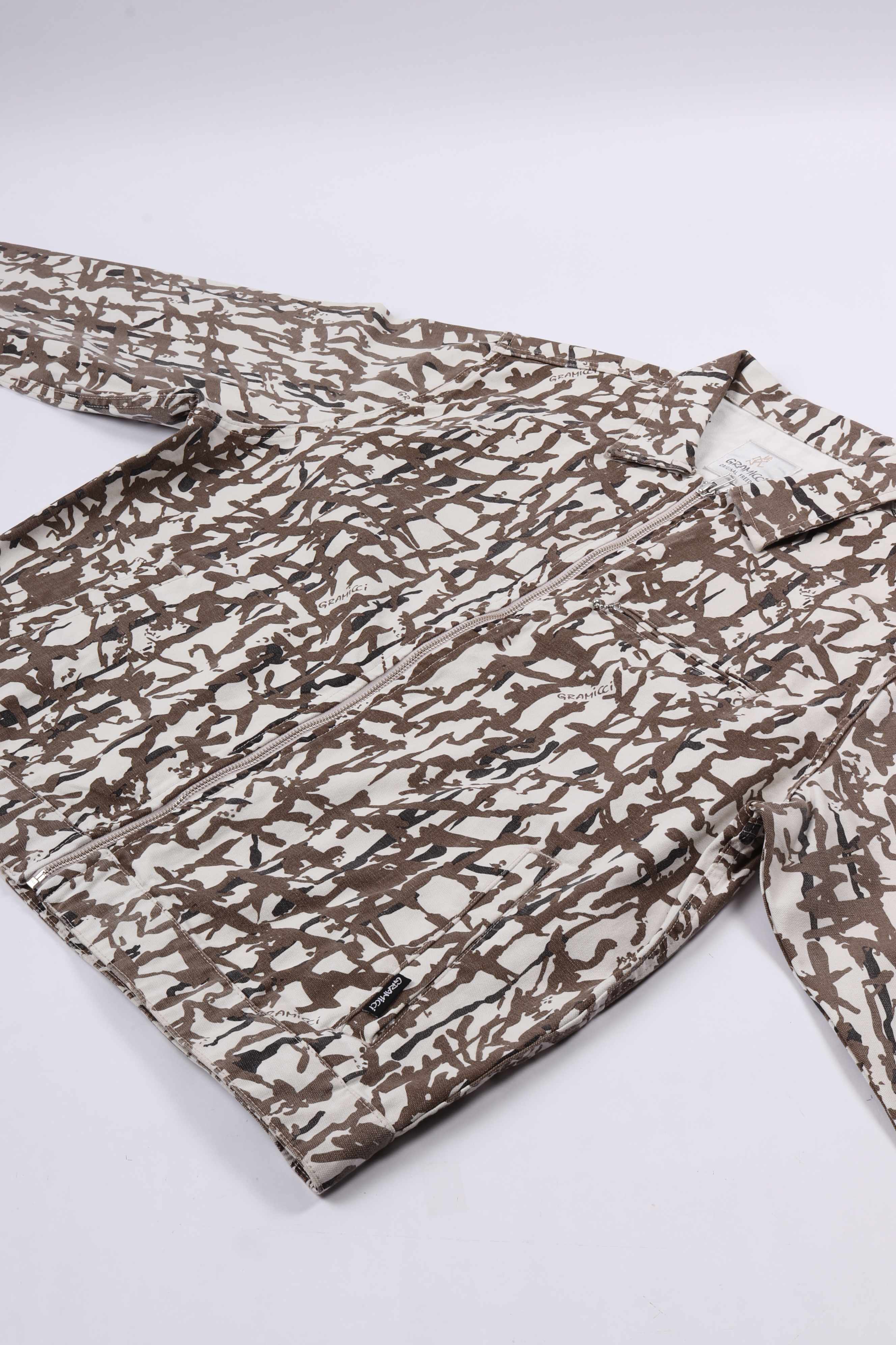 Toas canvas jacke grey reed