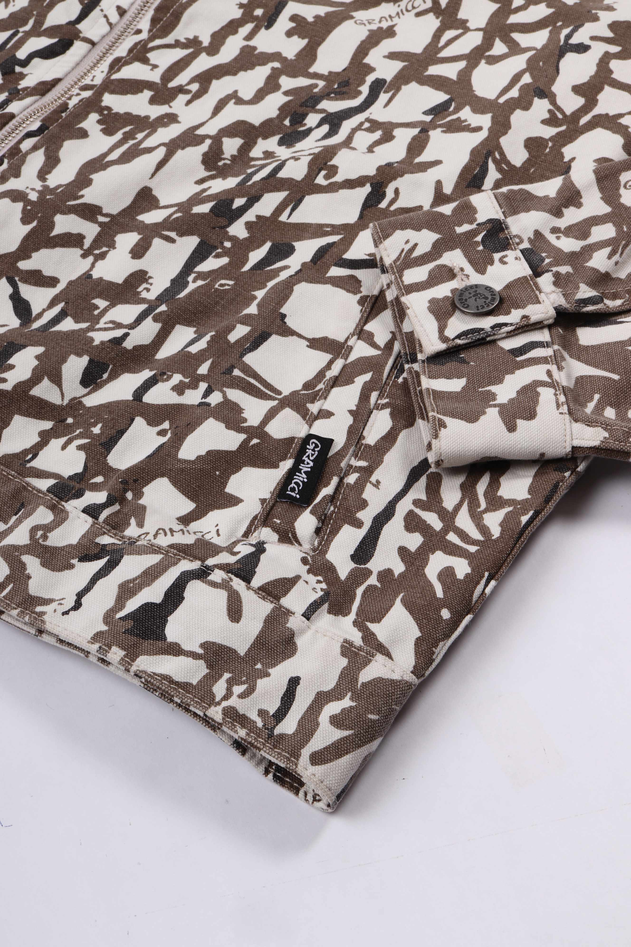 Toas canvas jacke grey reed