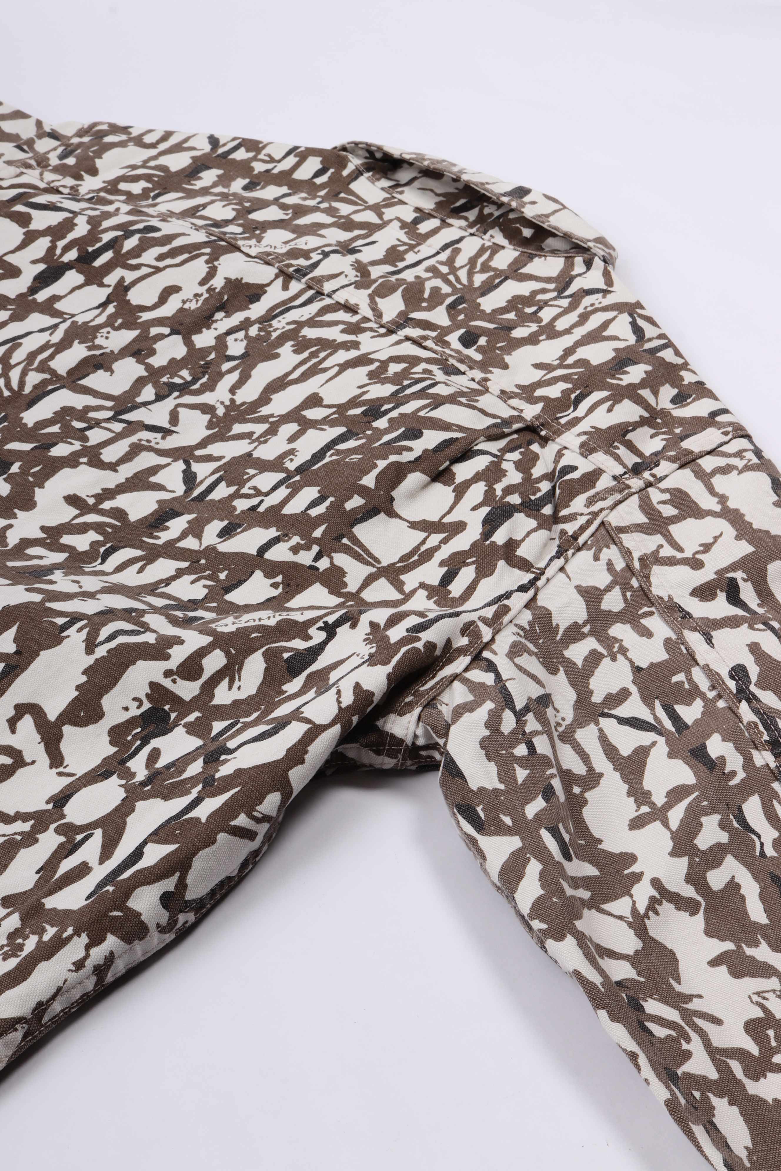 Toas canvas jacke grey reed