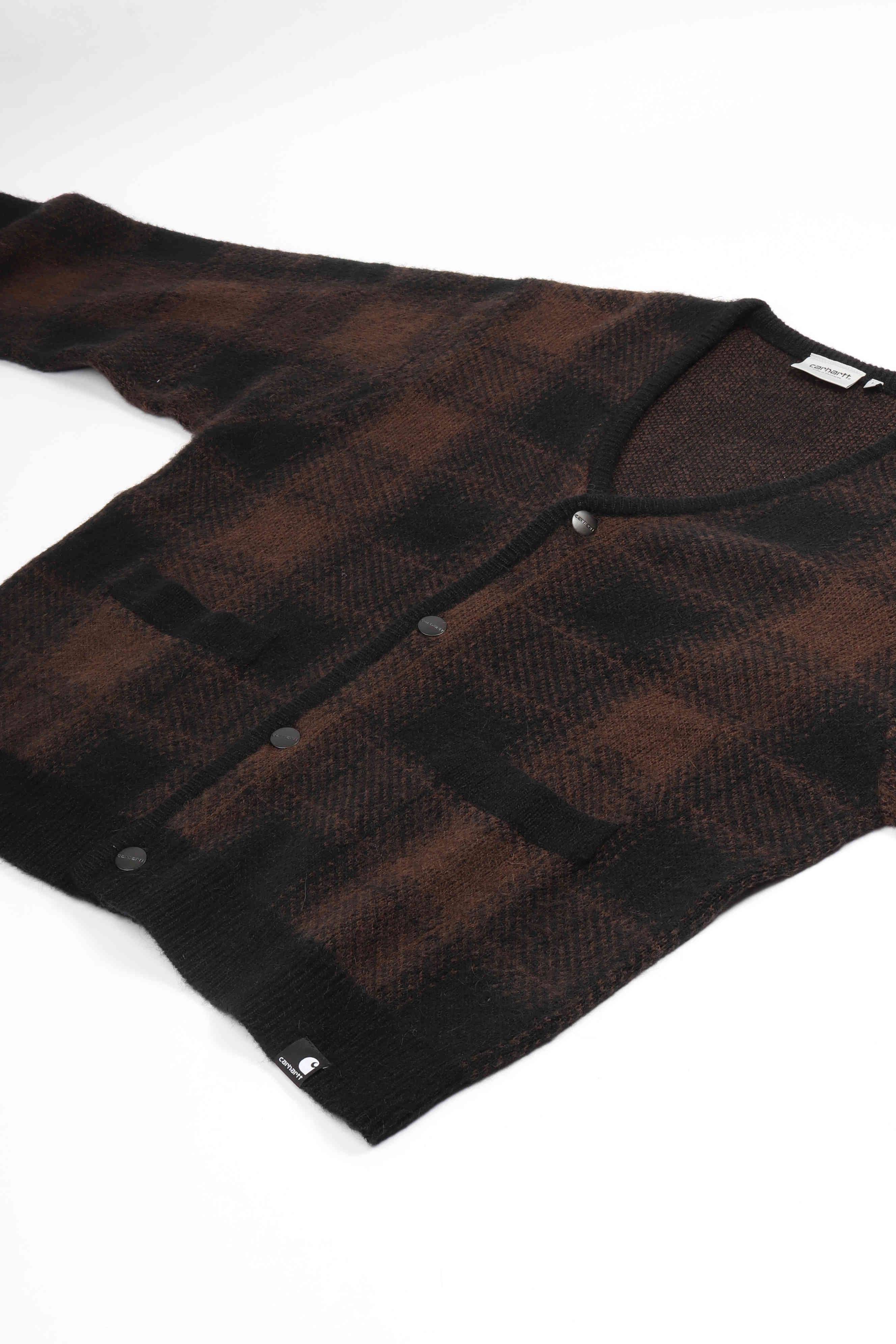 Everson cardigan black / palisand