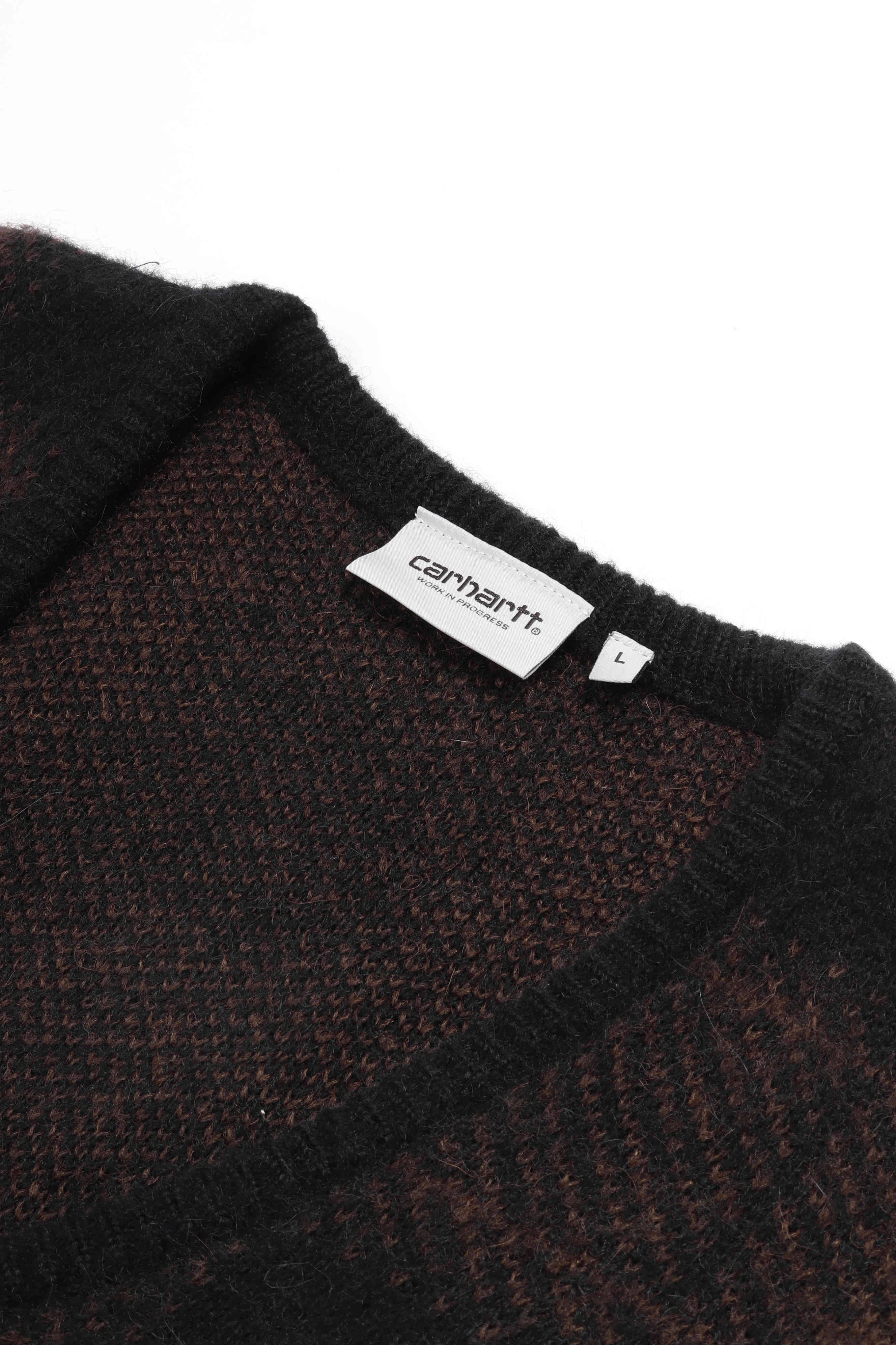 Everson cardigan black / palisand