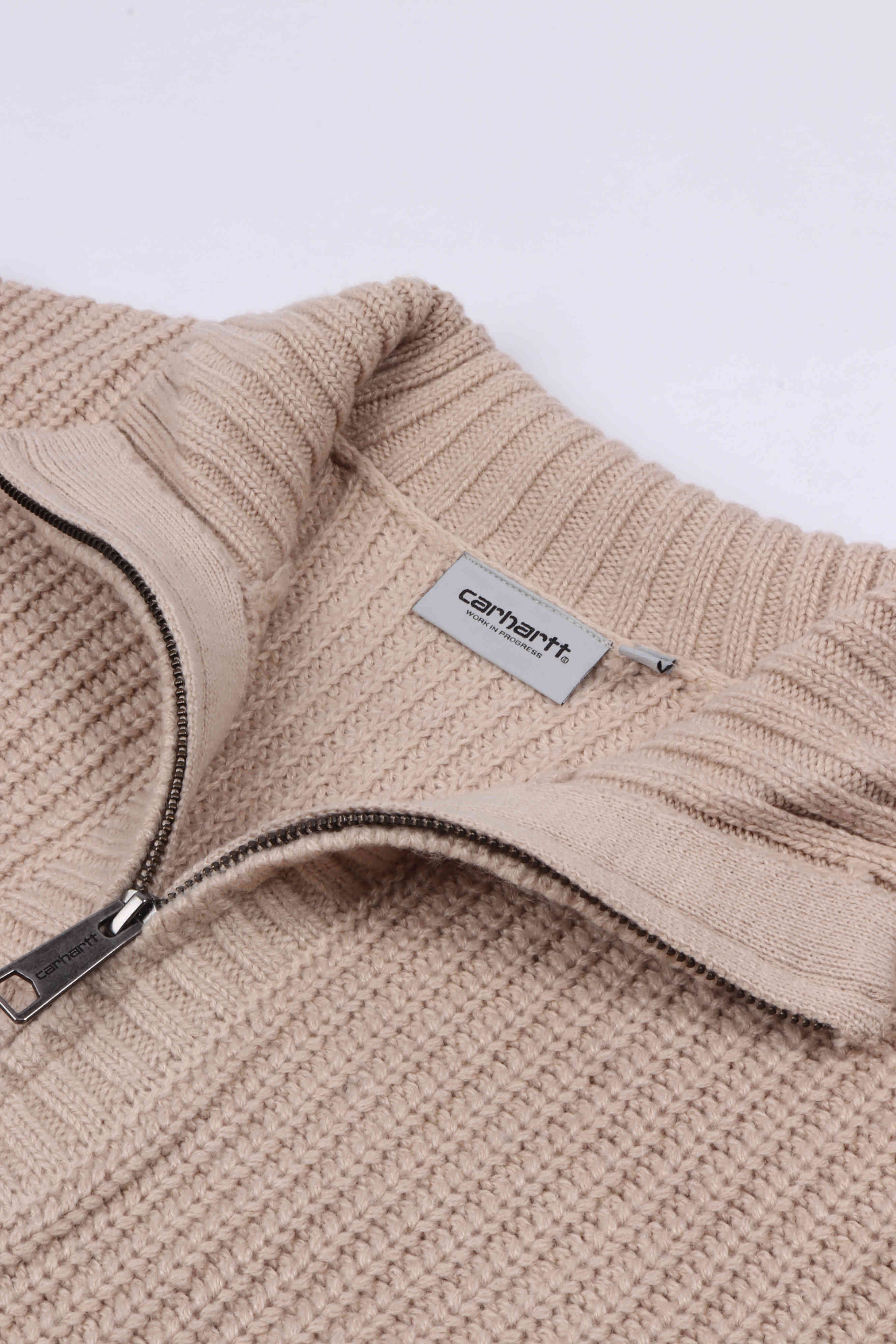 Detroit half zip fleur de sel