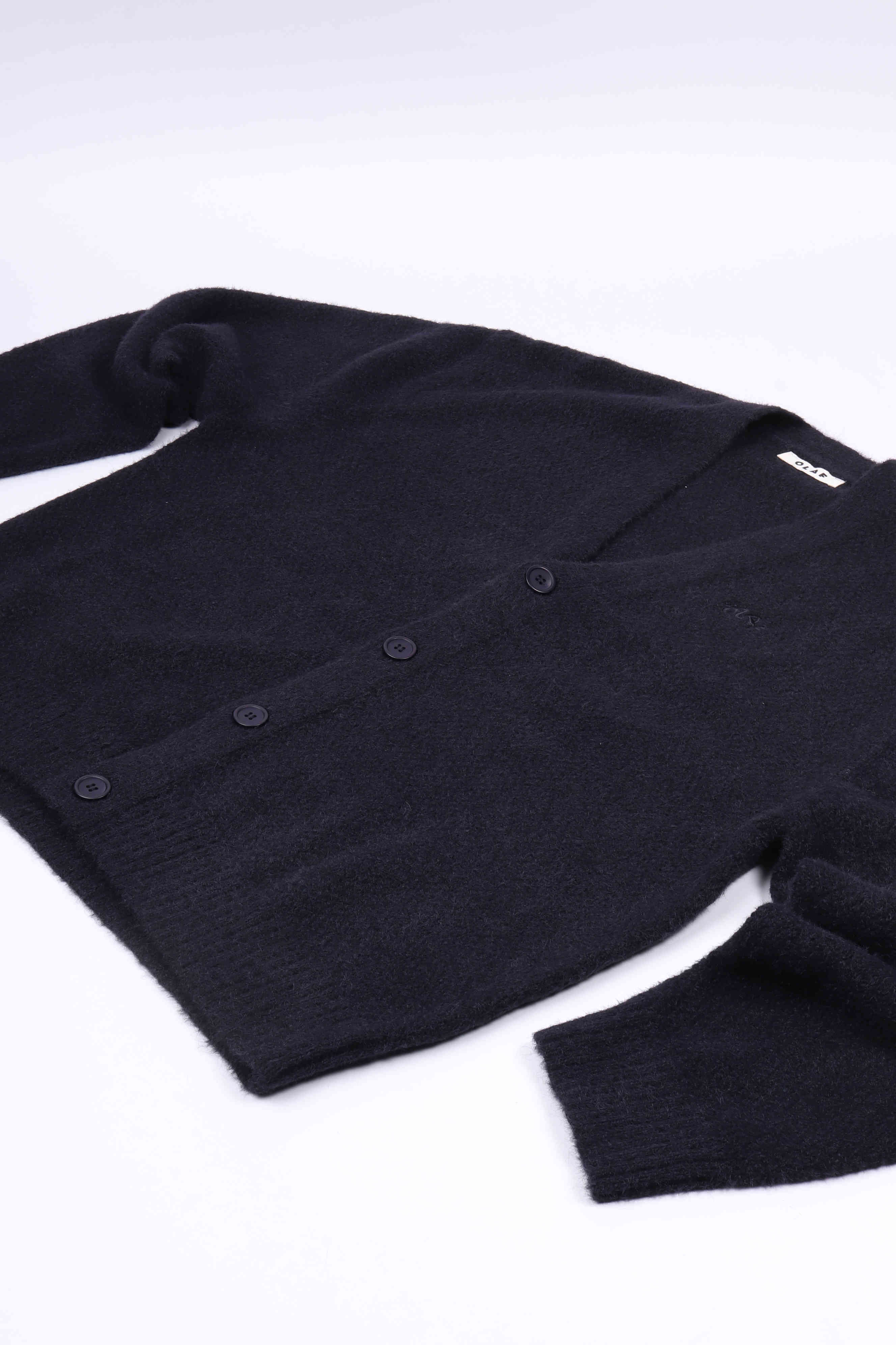 Signature knitted cardigan navy
