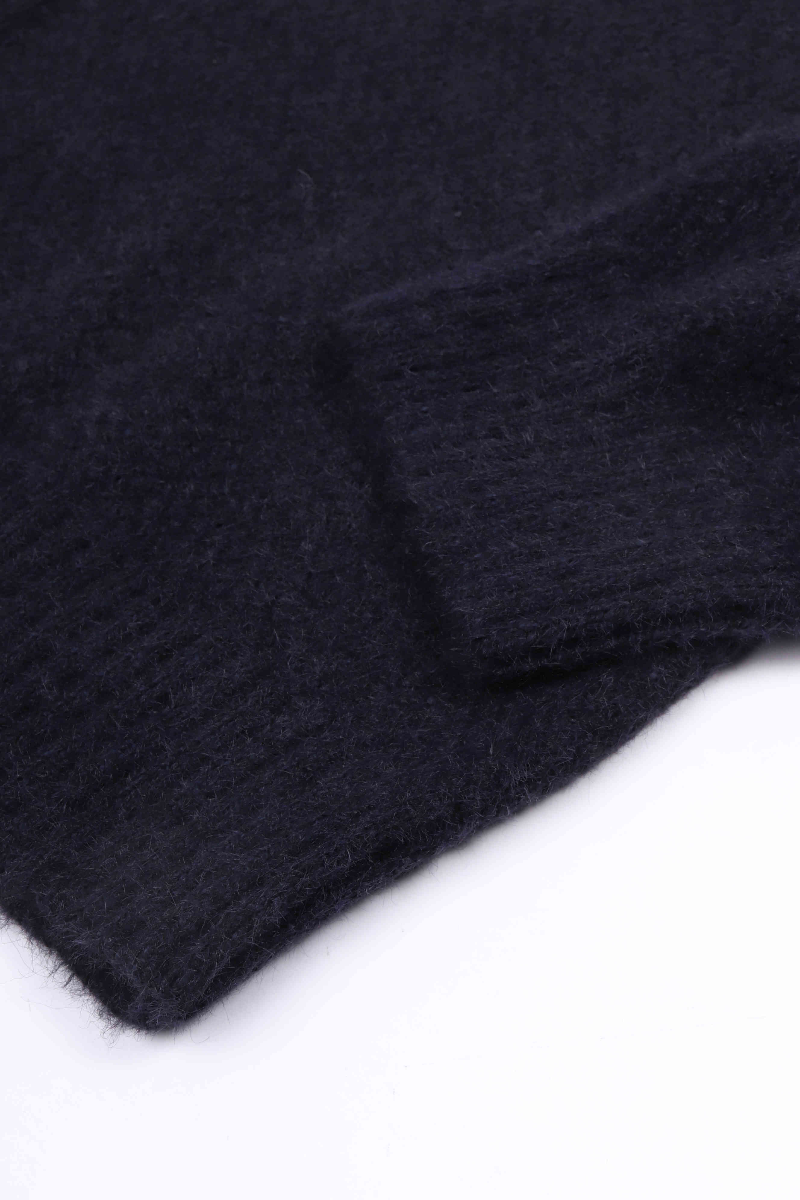 Signature knitted cardigan navy