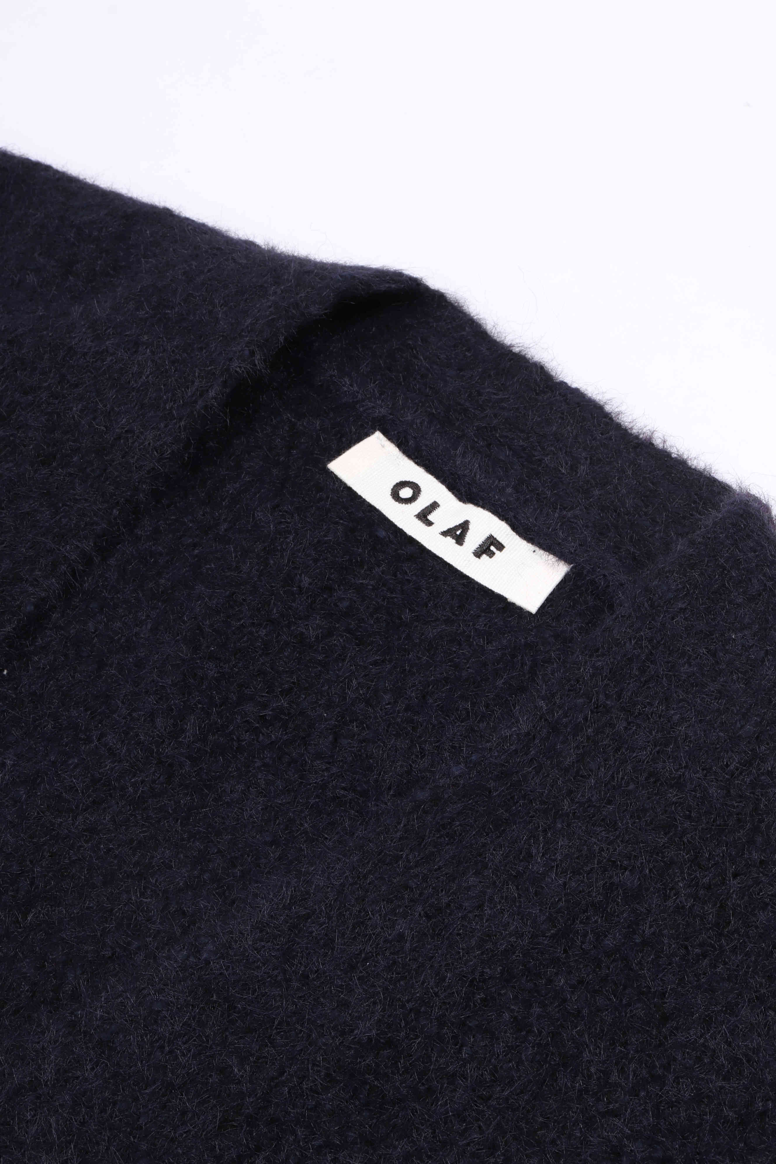 Signature knitted cardigan navy