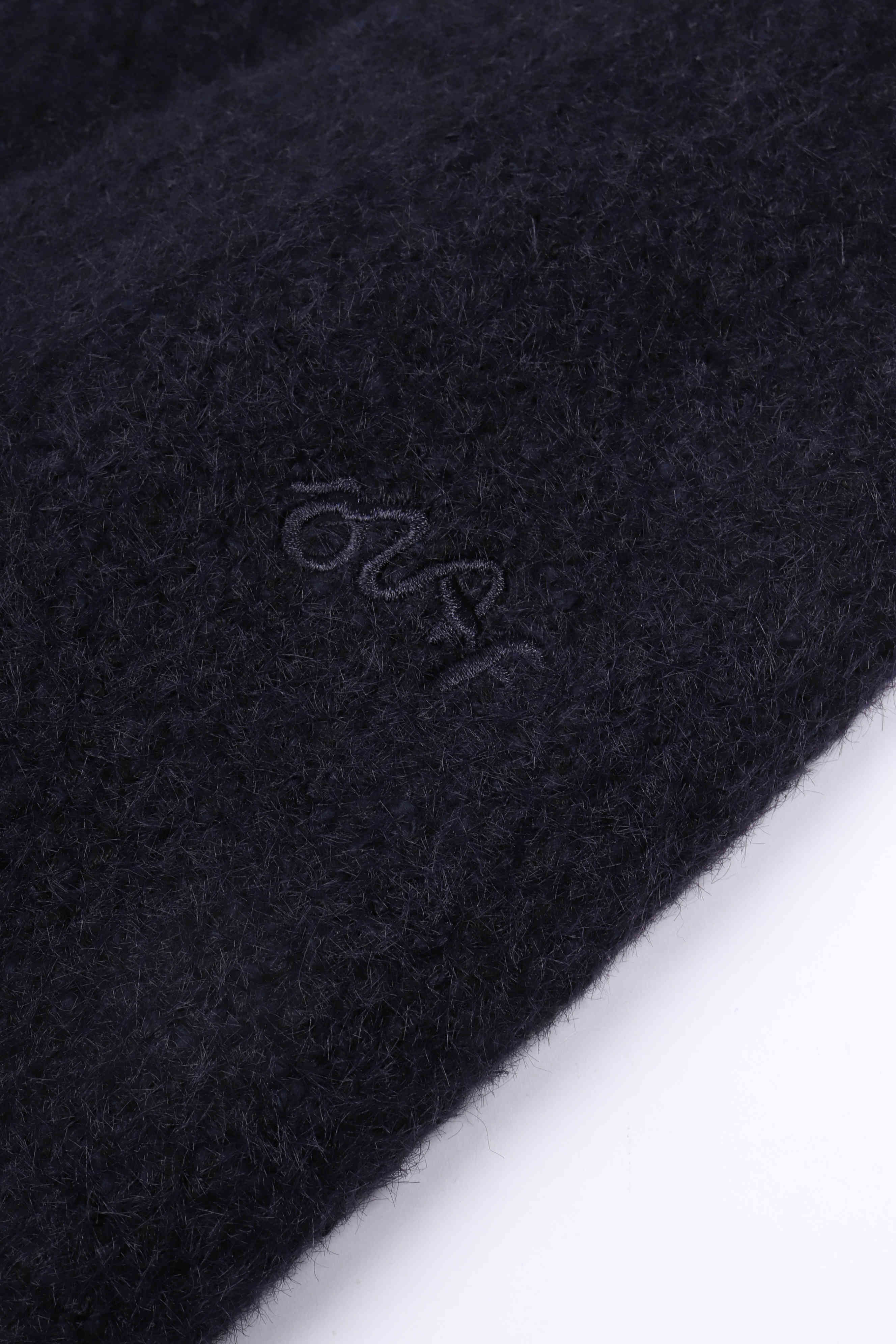 Signature knitted cardigan navy