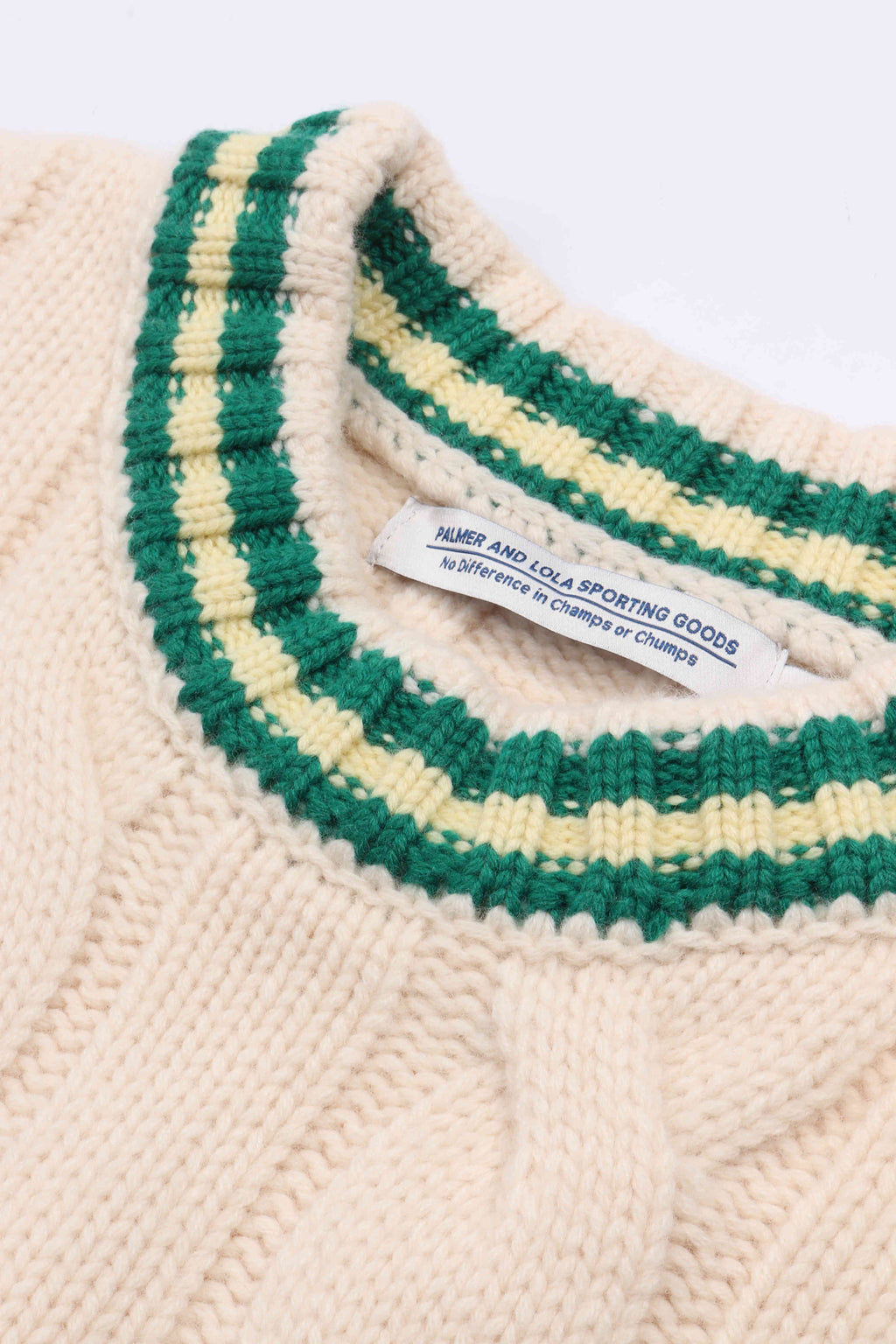 Bye cable knit marshmallow myrt