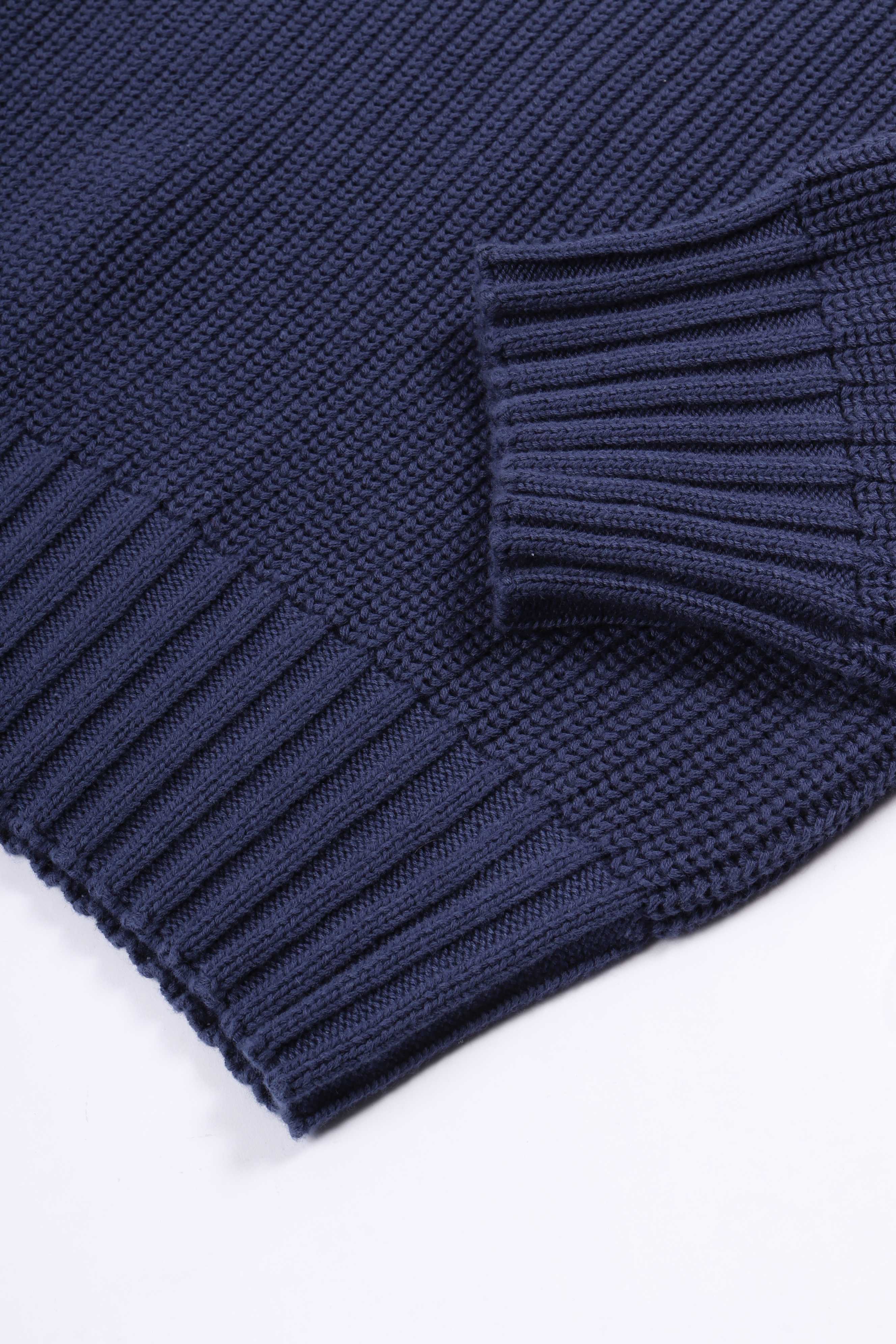 Stamp knit navy