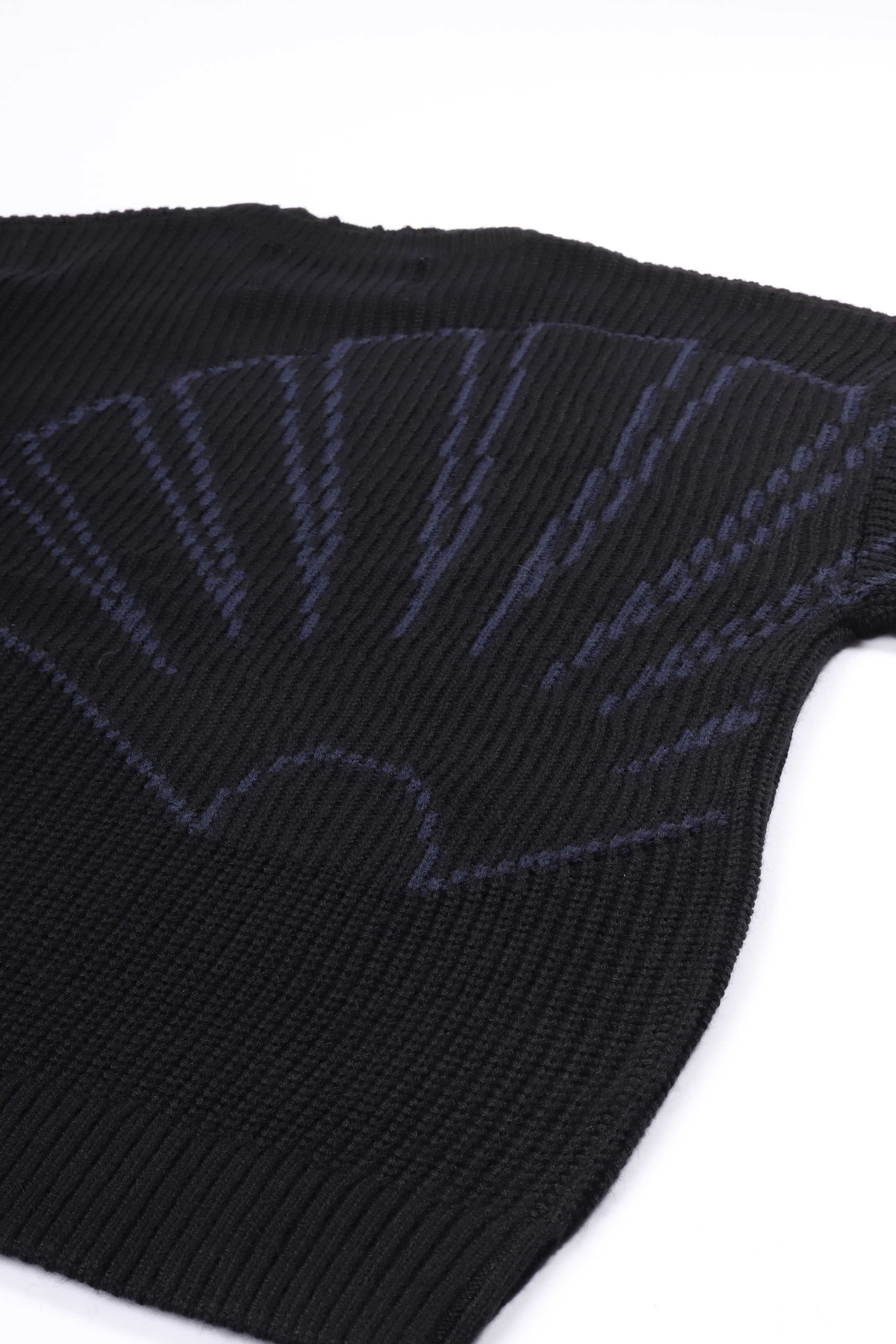 Big logo crewneck baby blue / ecru