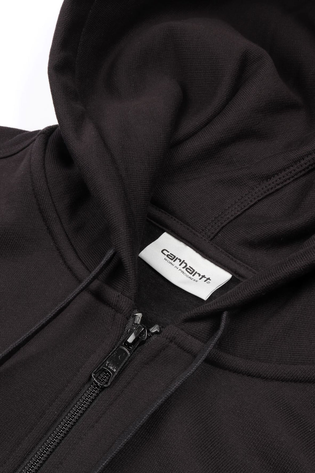 Hooded a-script jkt black