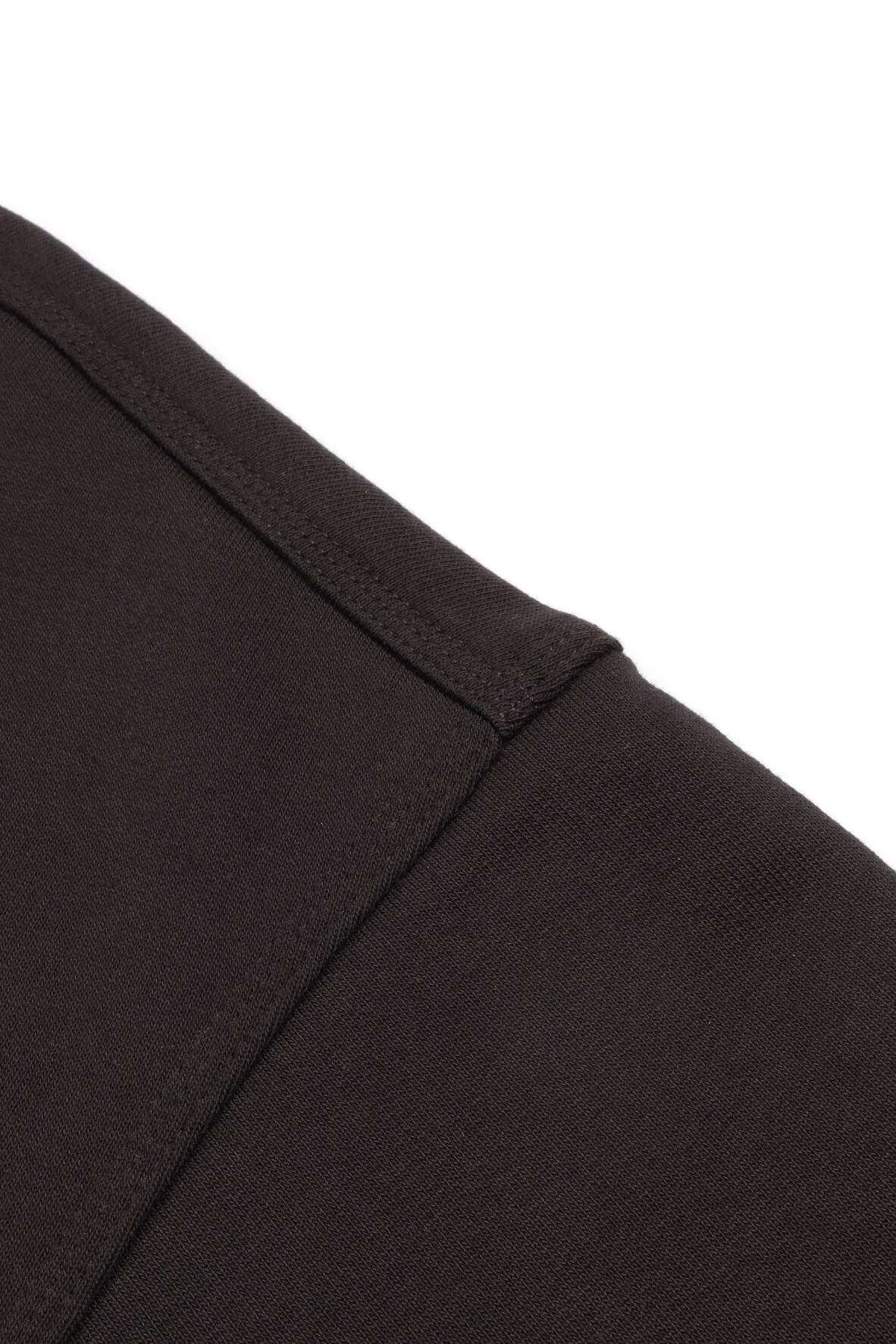 Hooded a-script jkt black