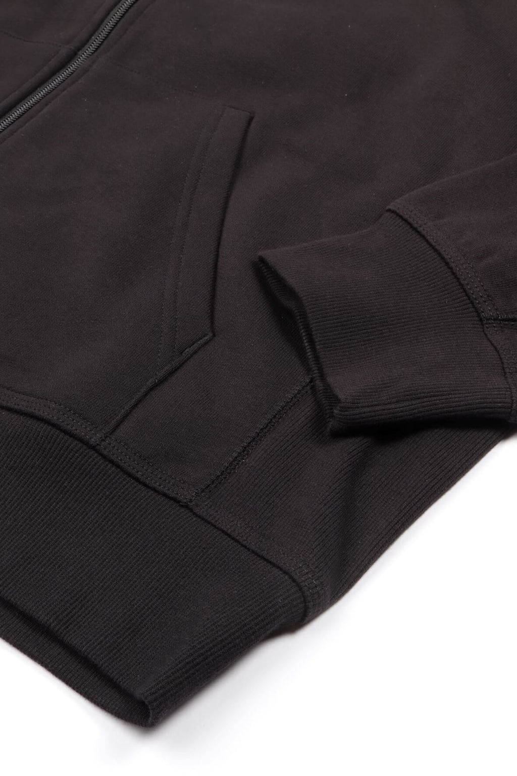 Hooded a-script jkt black