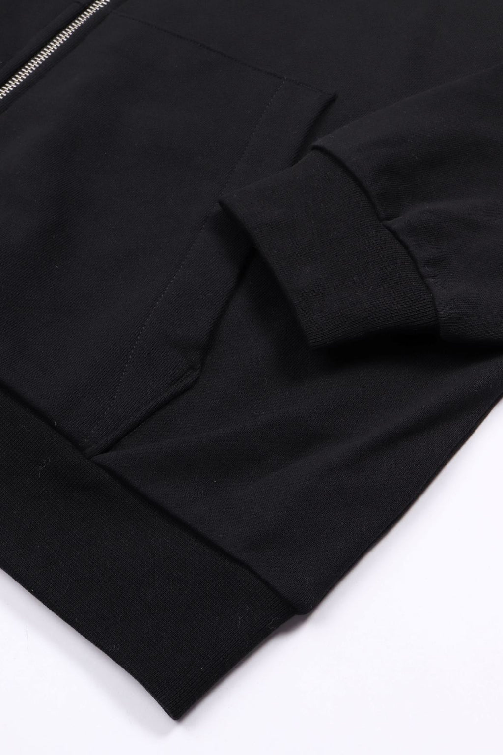 Pixel flower zip- black