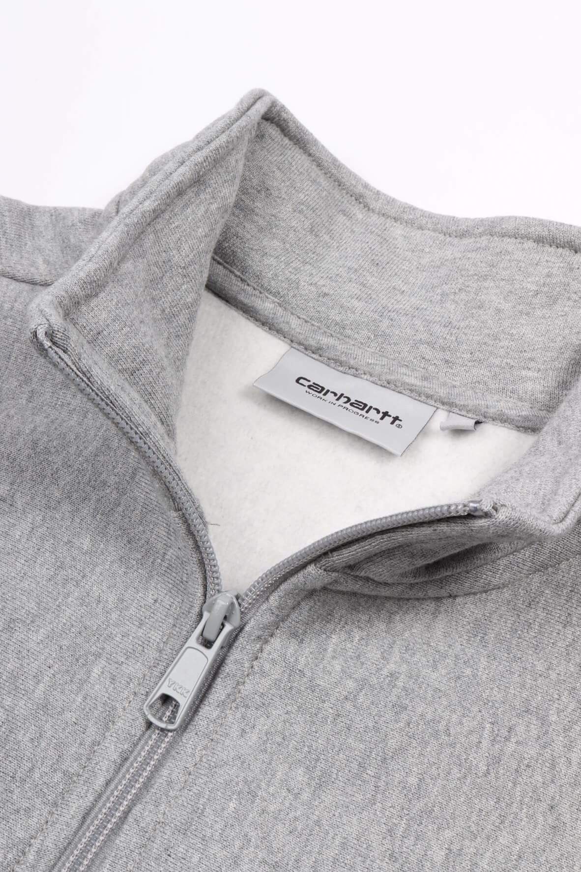 Half zip american grey heather