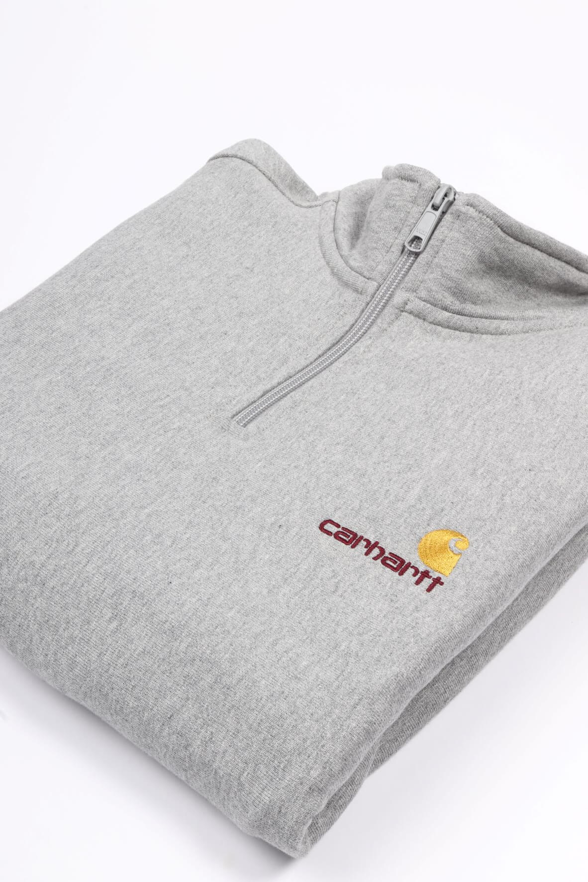 Half zip american grey heather