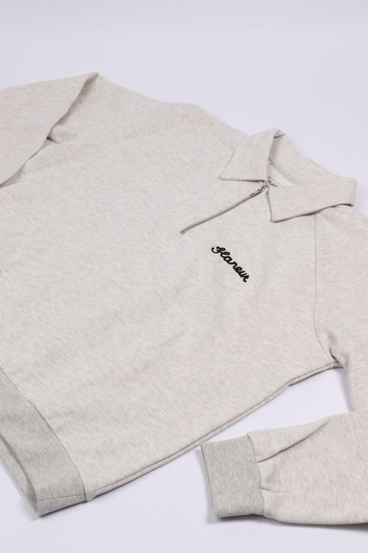 Signature half zip heather cool gry