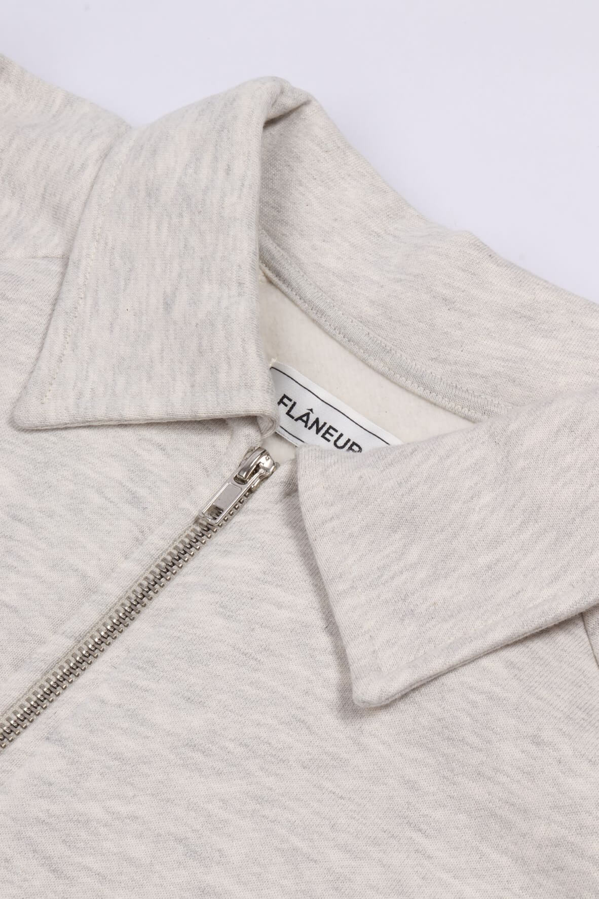 Signature half zip heather cool gry