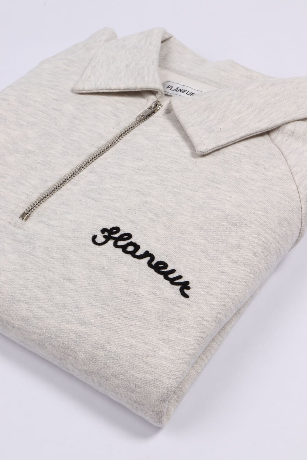Signature half zip heather cool gry
