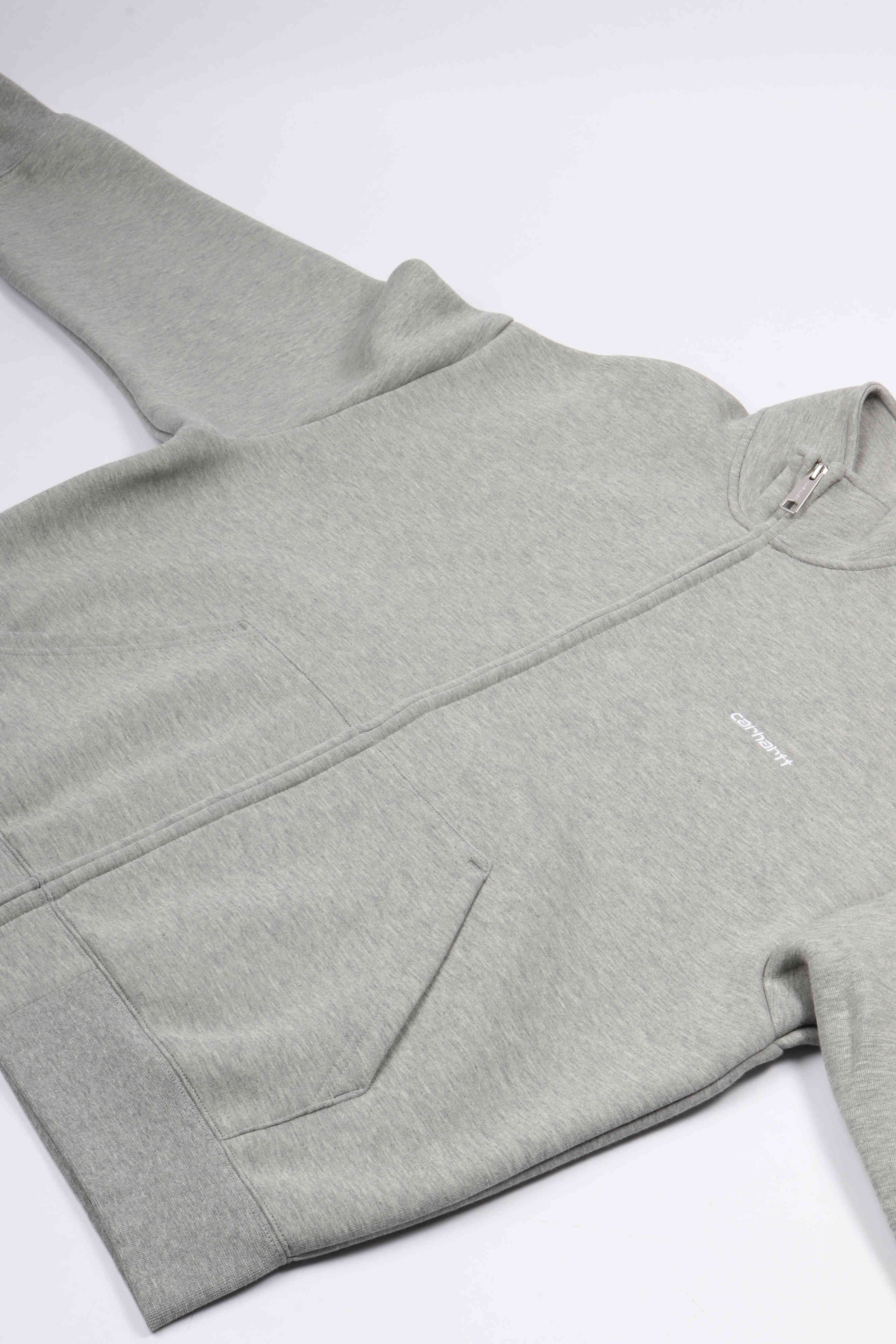 Alda zip sweat jk grey heather / w