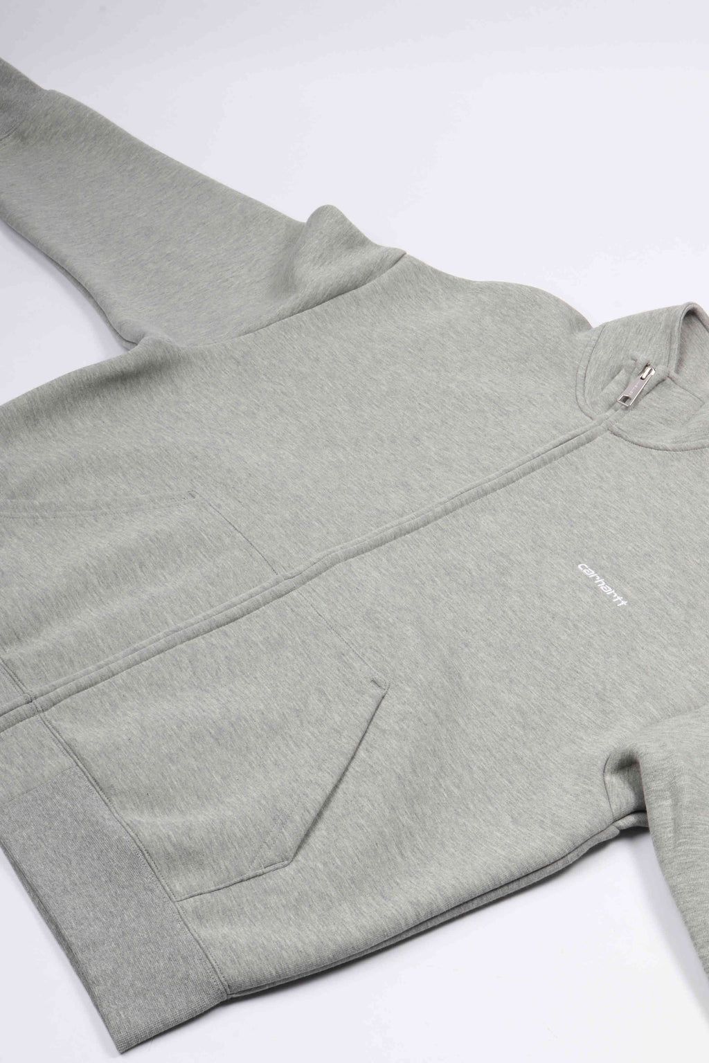 Alda zip sweat jk grey heather / w