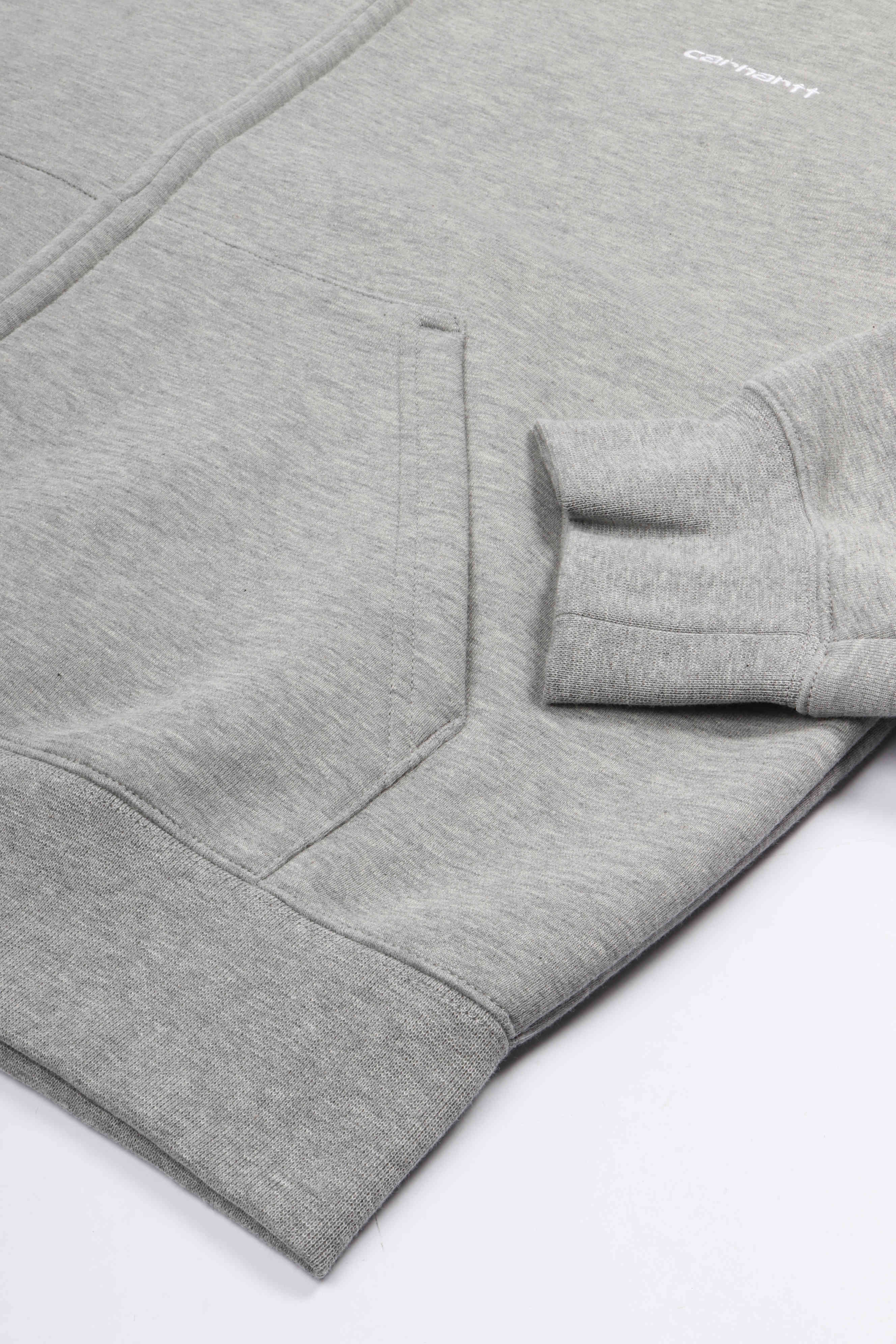 Alda zip sweat jk grey heather / w