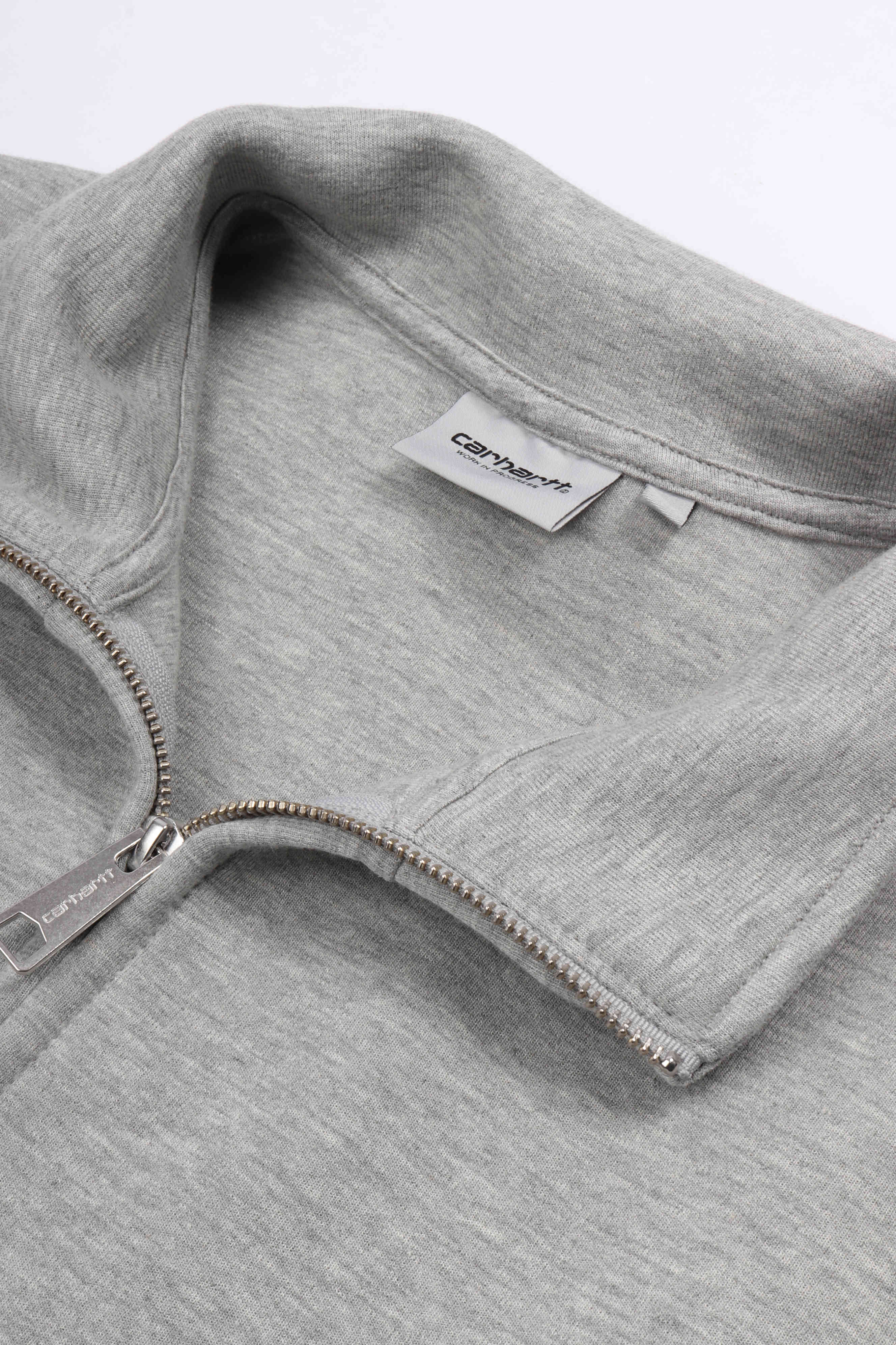 Alda zip sweat jk grey heather / w