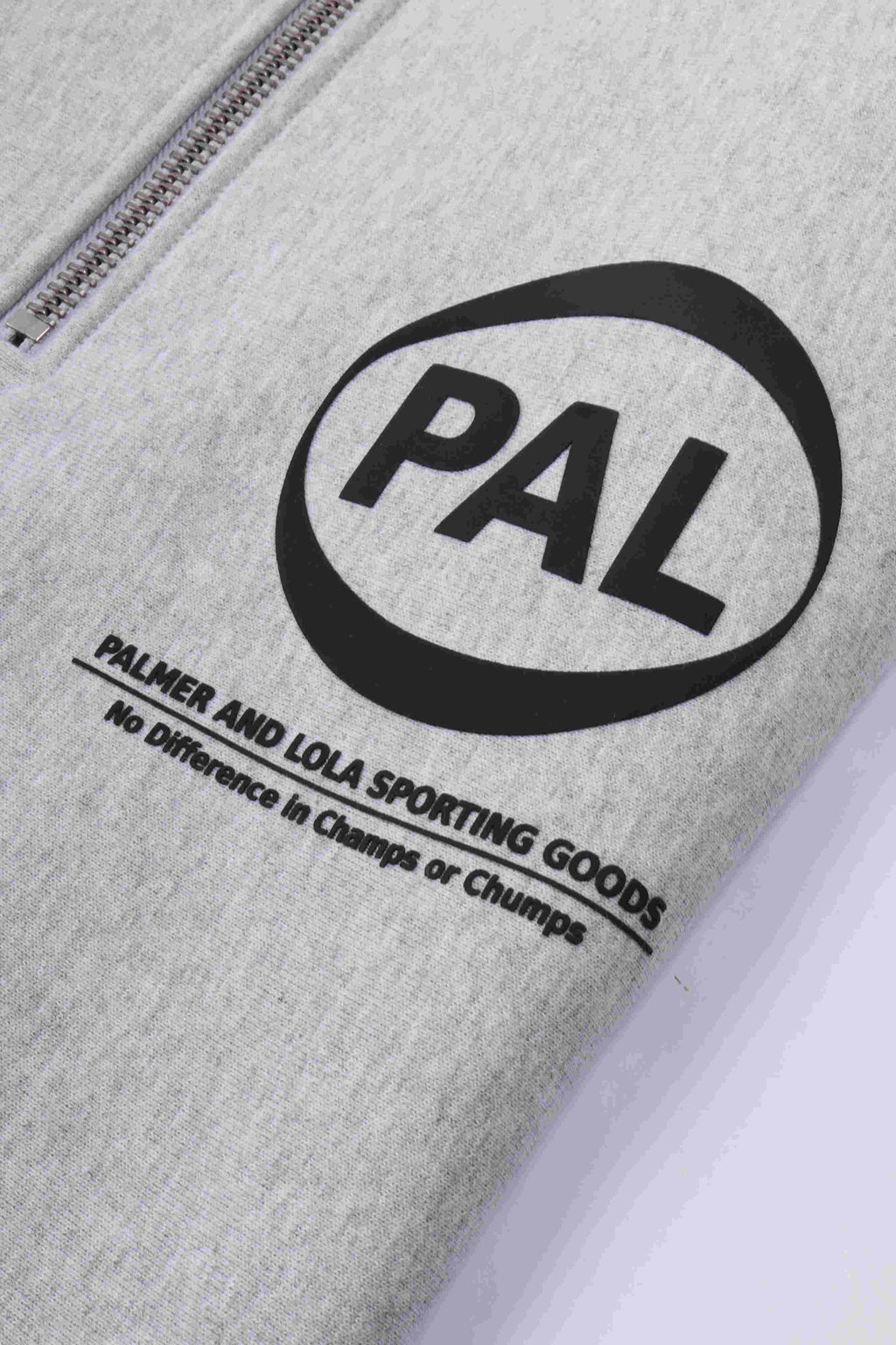 Pre game half zip light grey