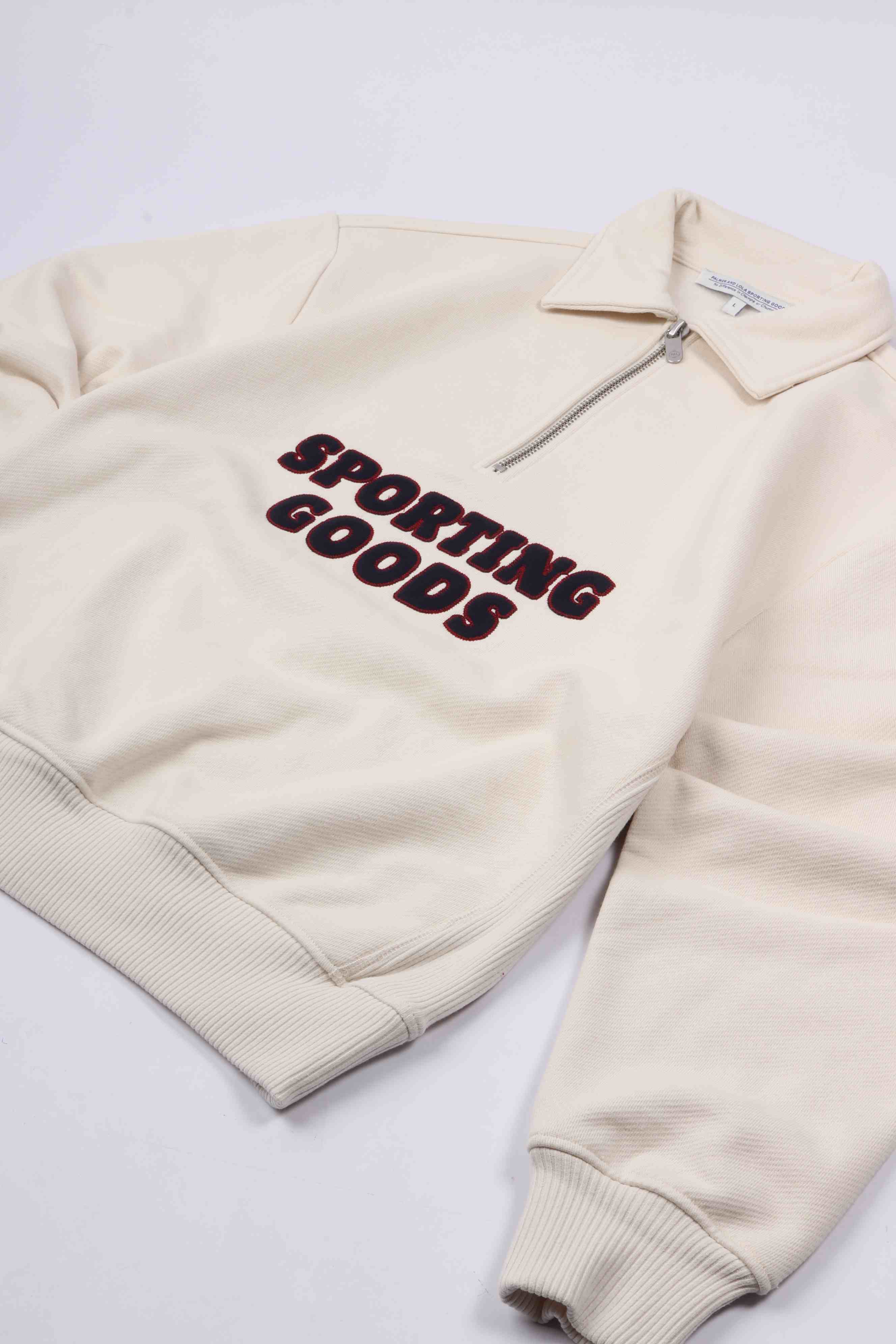 Swing for the fences half zip marshmallow