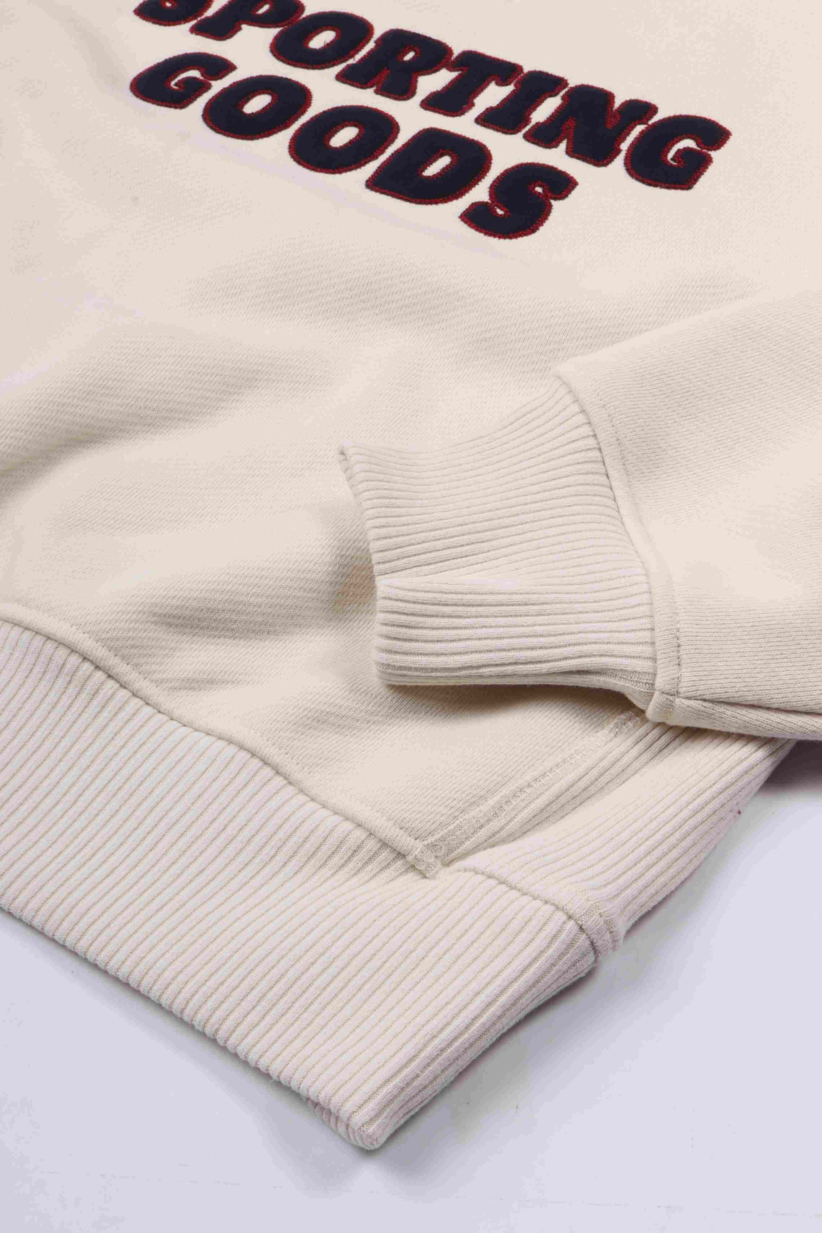 Swing for the fences half zip marshmallow