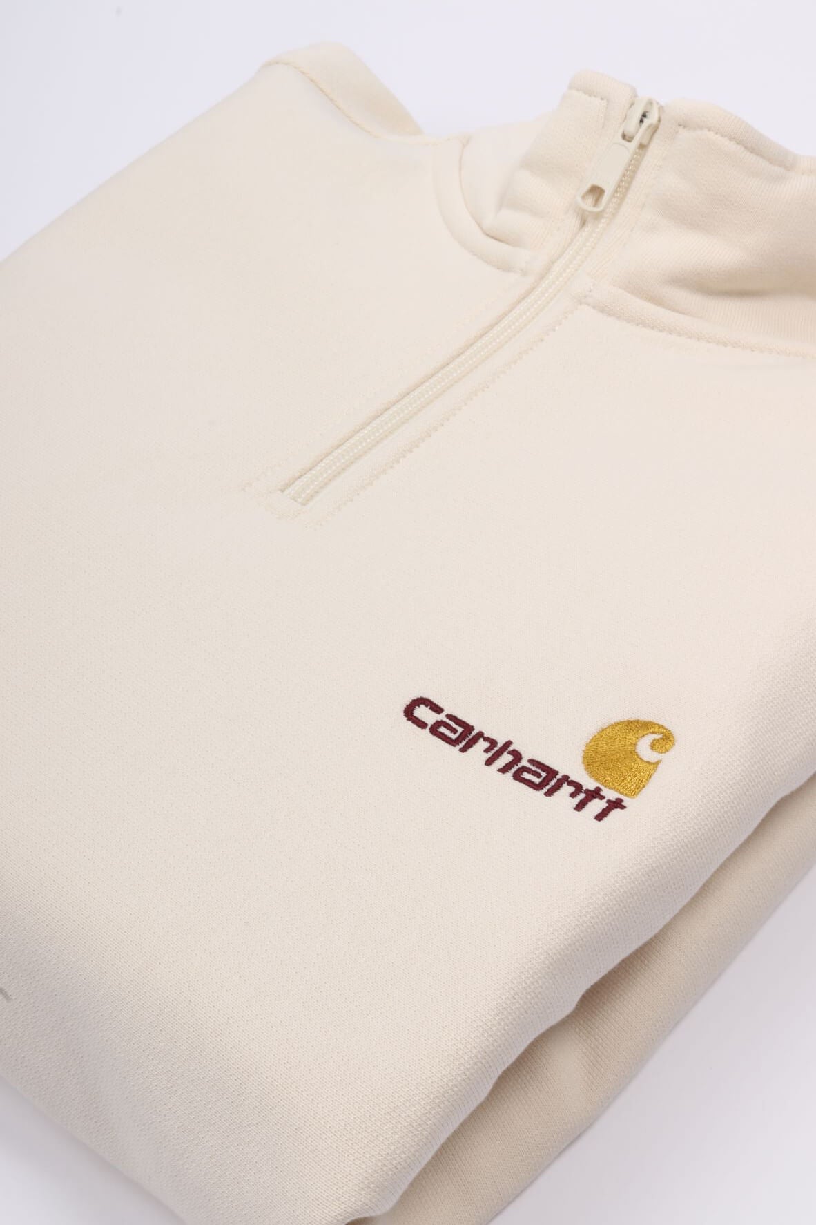 Half zip a script natural