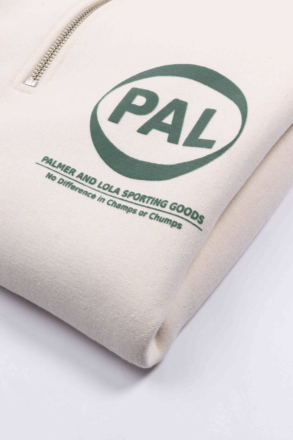 Company half zip marshmallow sage