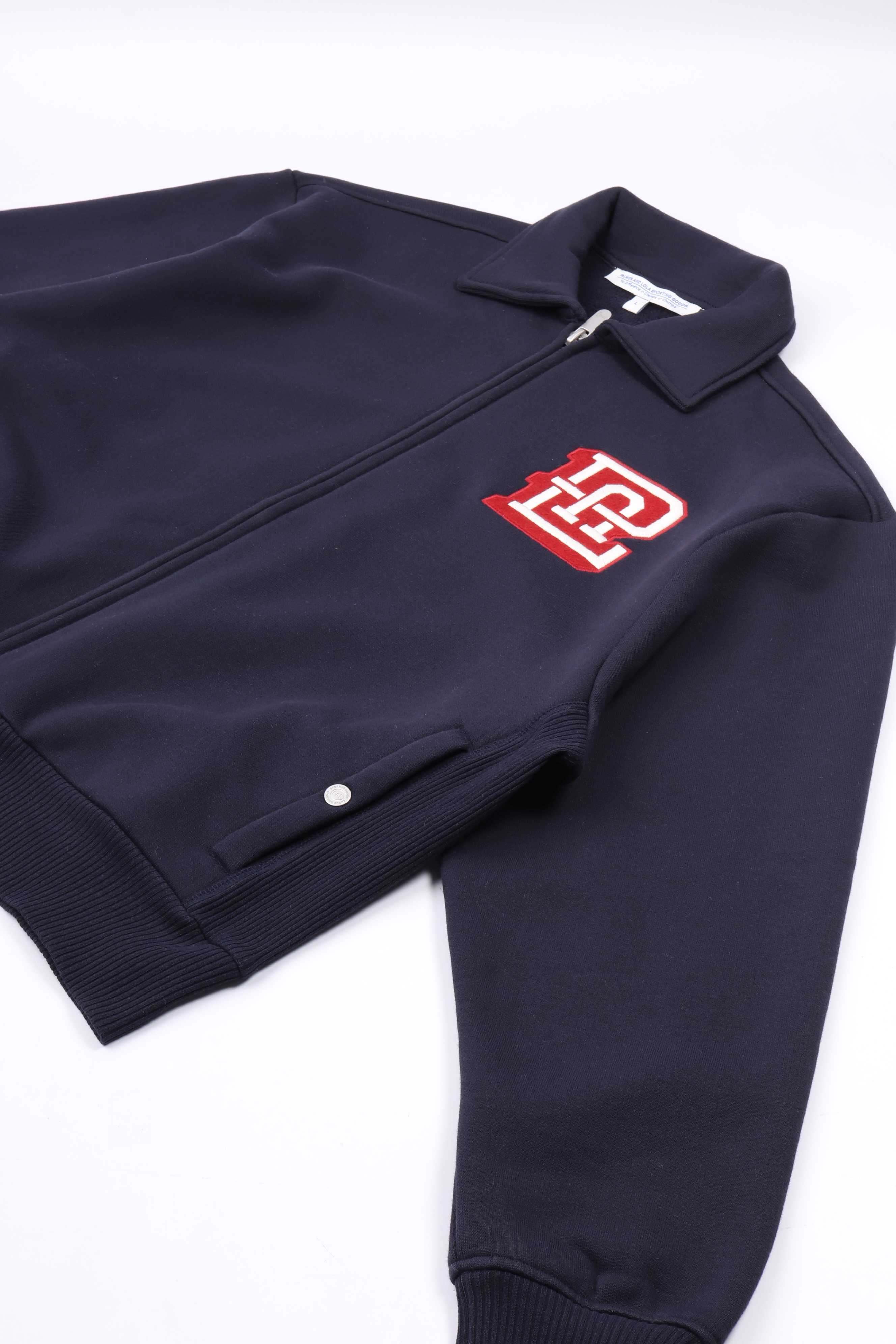 Collar zip navy