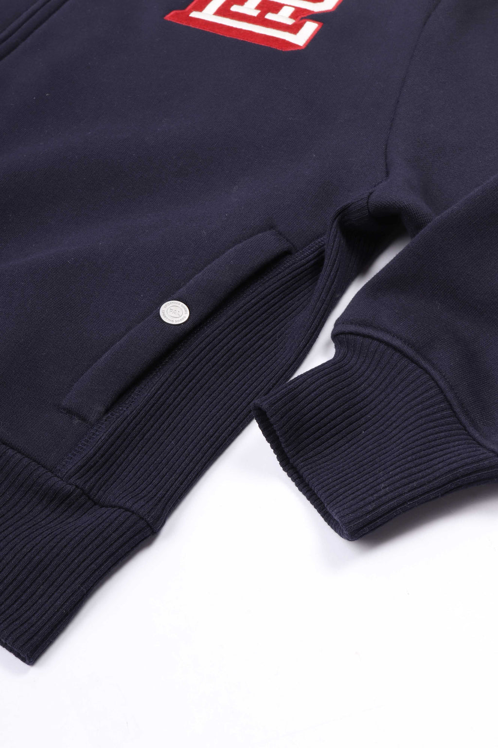 Collar zip navy