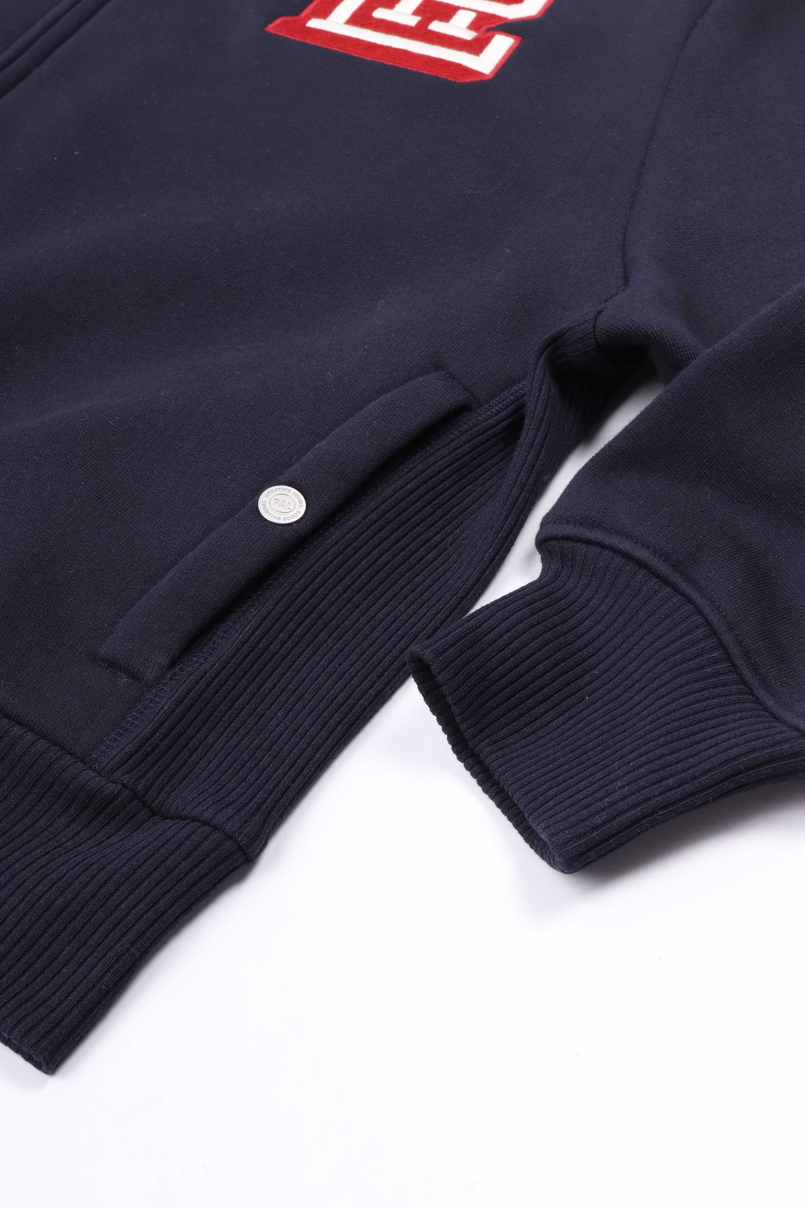 Collar zip navy
