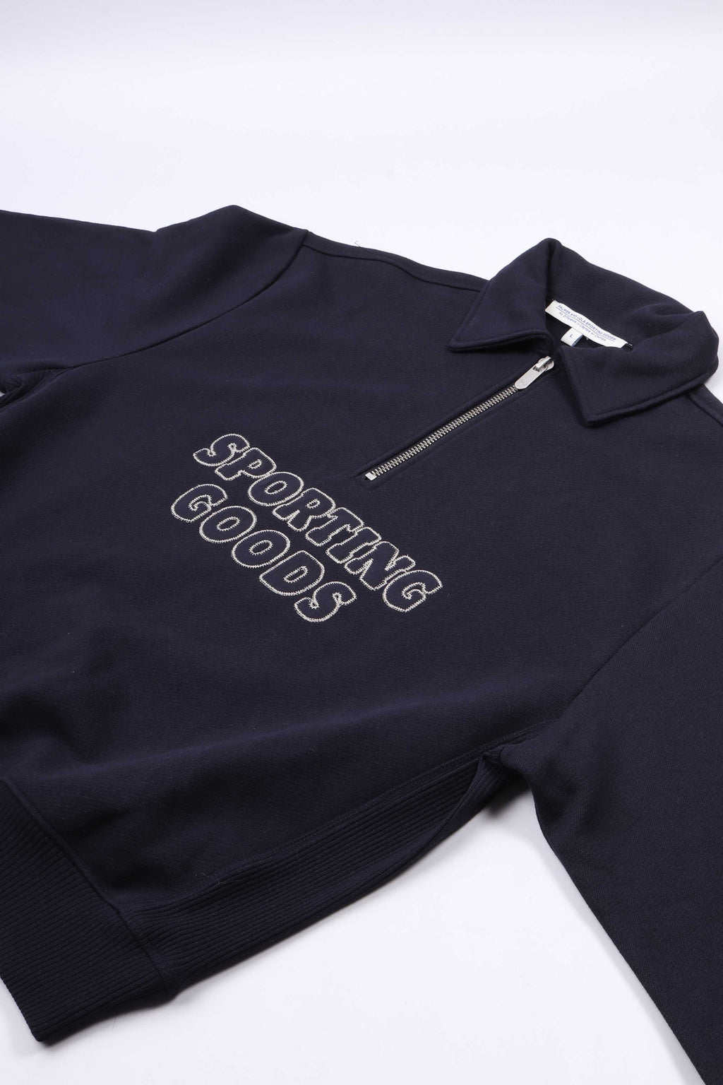 Swing for the fences half zip navy