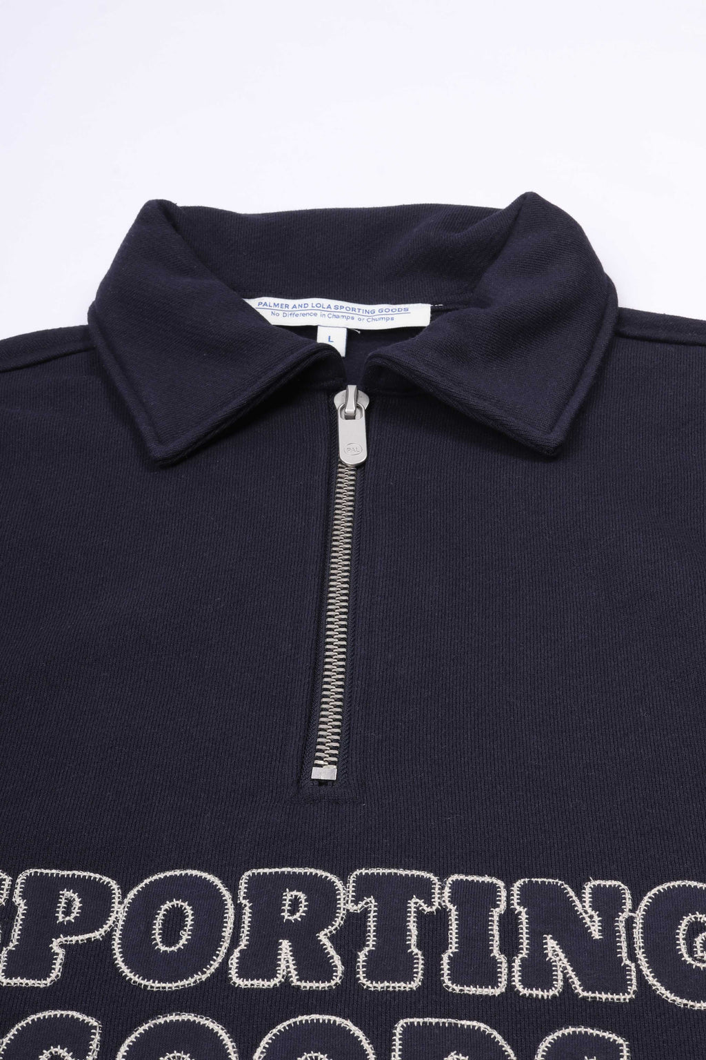 Swing for the fences half zip navy