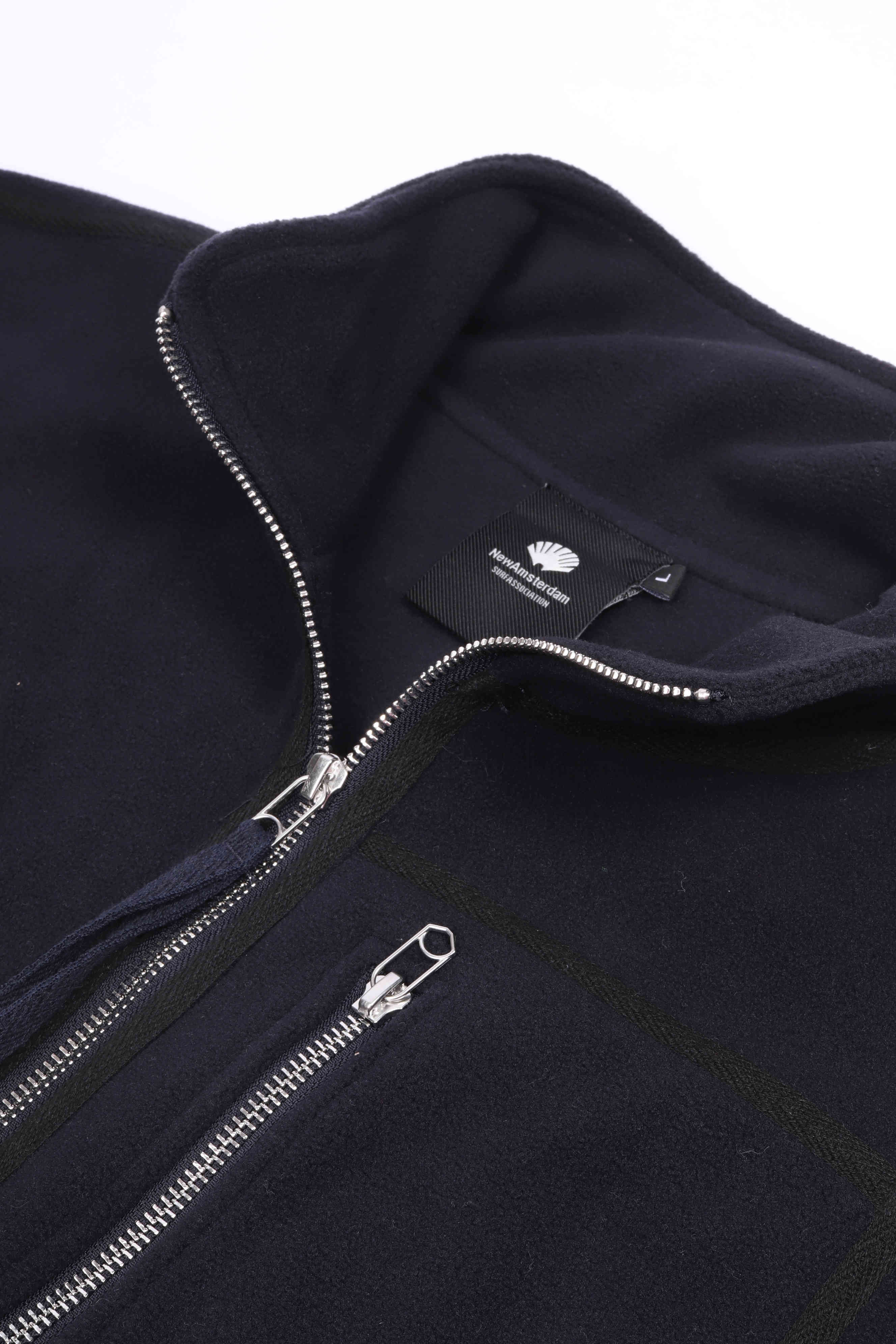 Fleece zip-up night