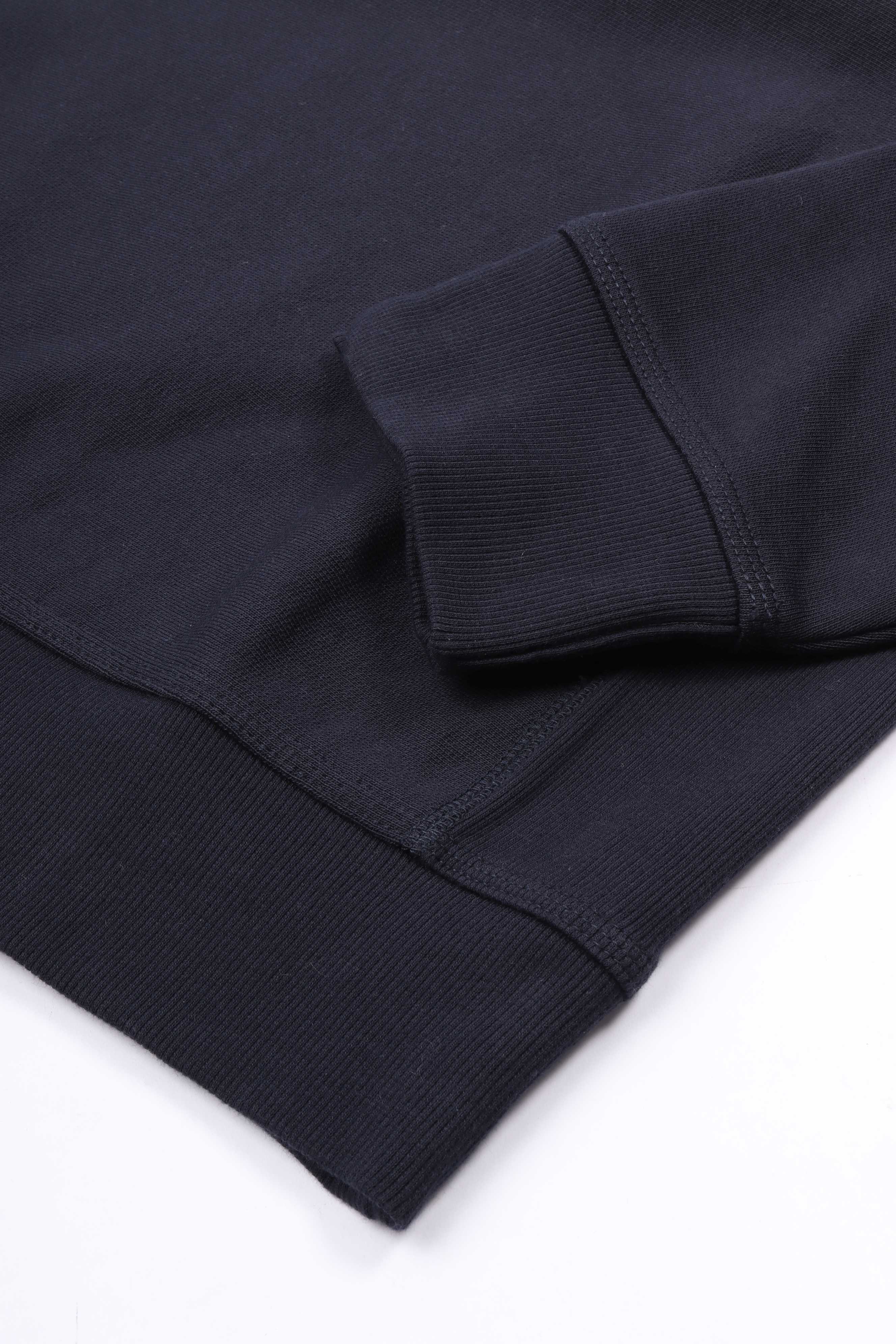 Half zip american script sweat deep night