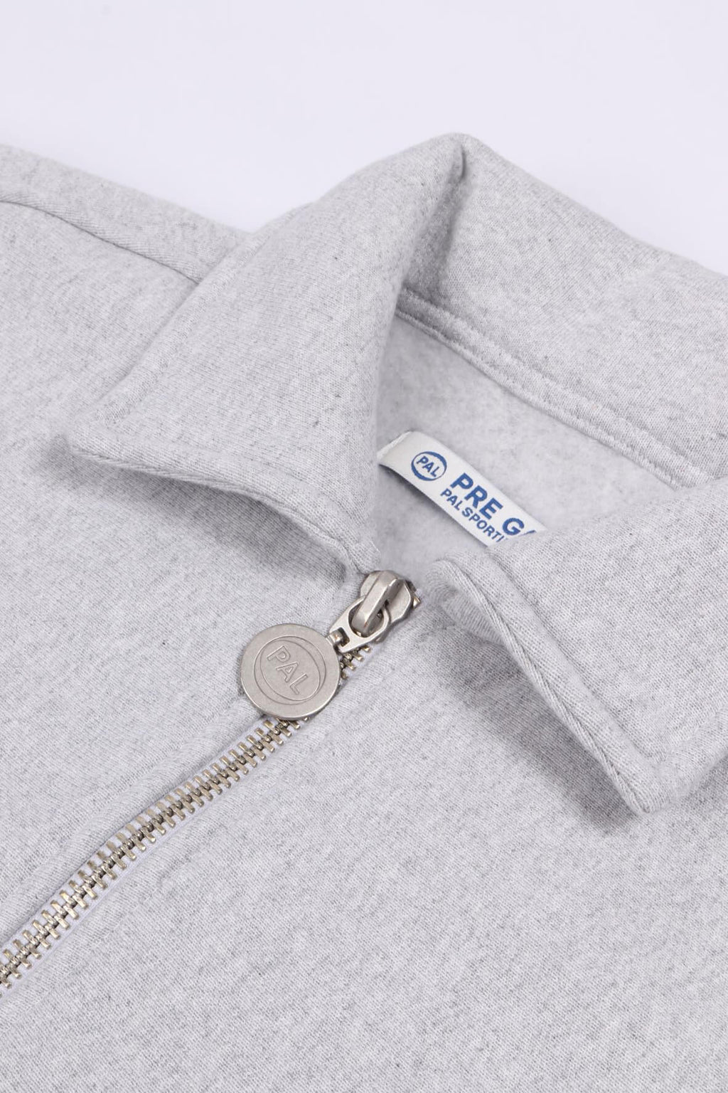 Company half zip light gray sage