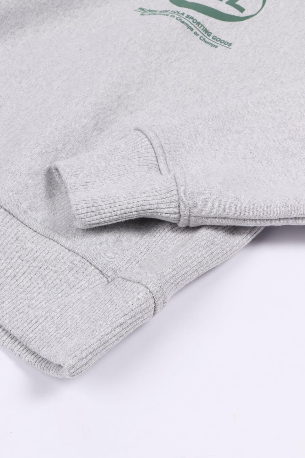 Company half zip light gray sage