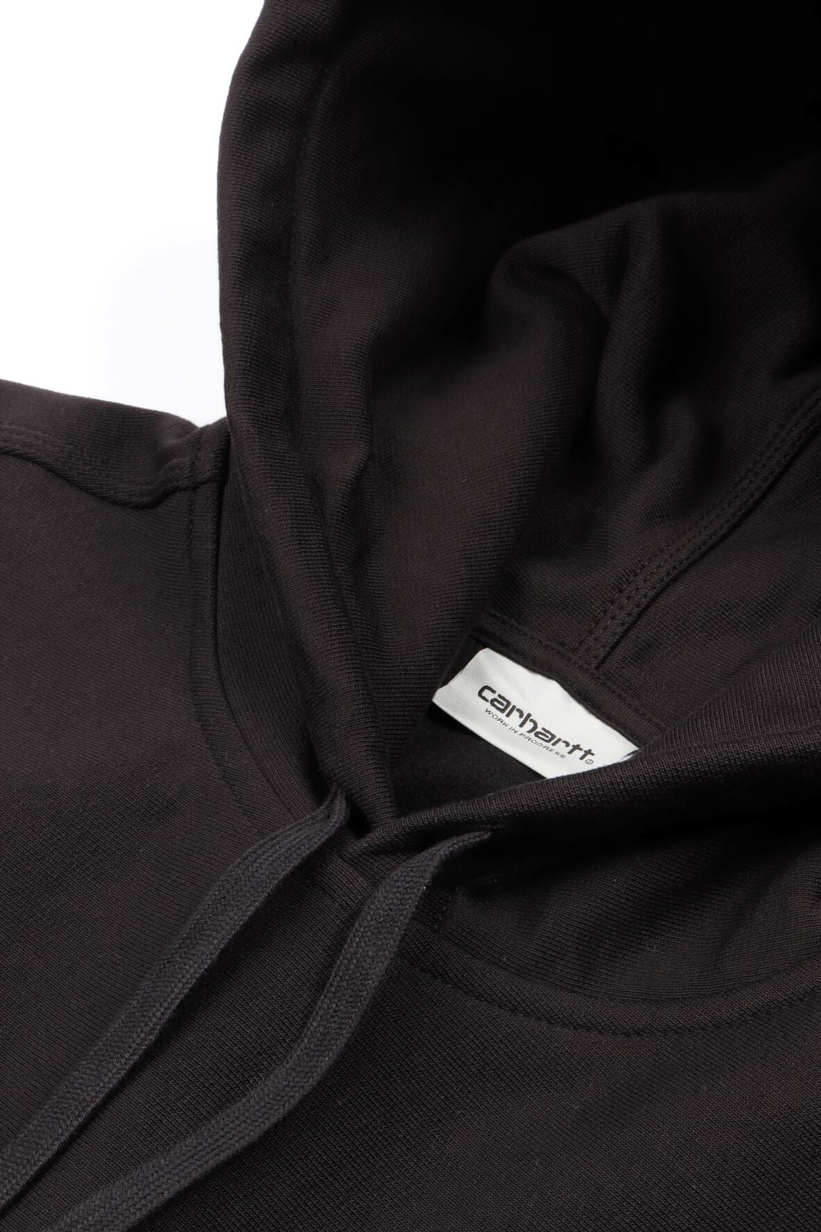 Hooded a script black