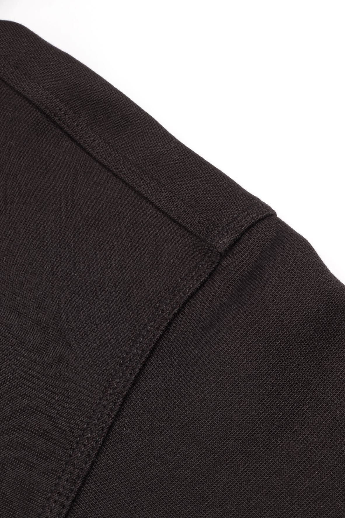 Hooded a script black