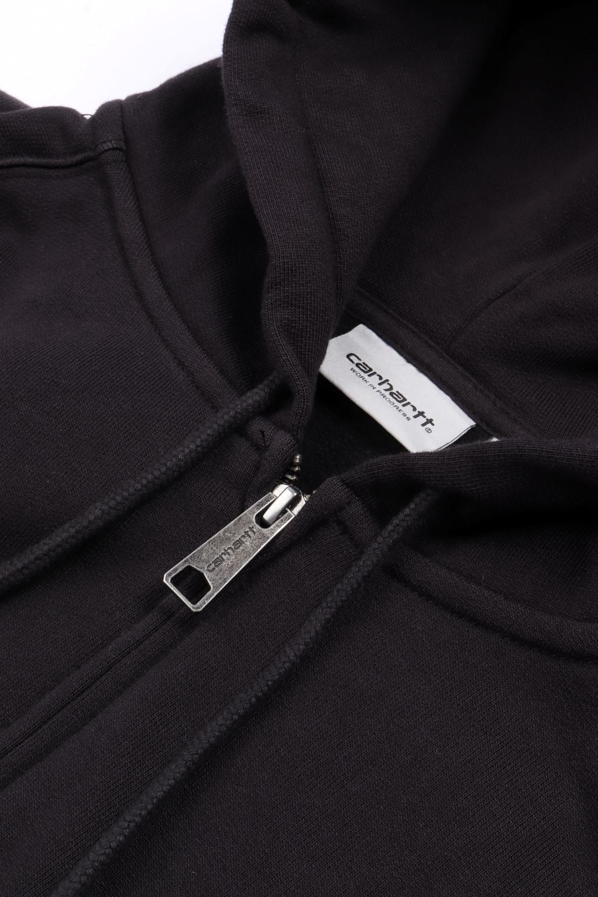 Hooded mini wip black stone wash